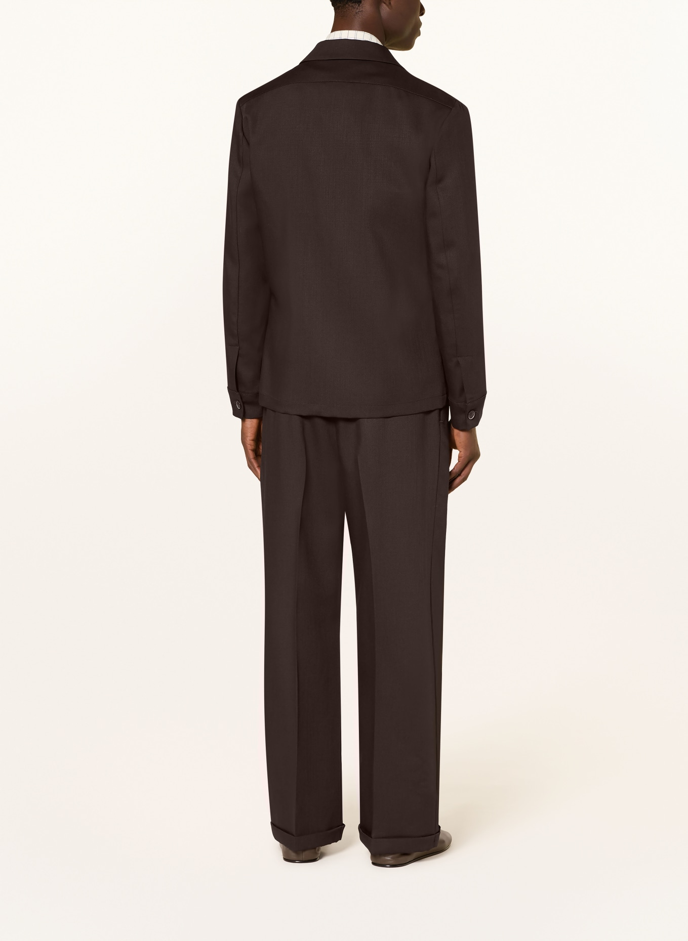 BARENA VENEZIA BRAGHIER Regular Fit Chinos: BLACK