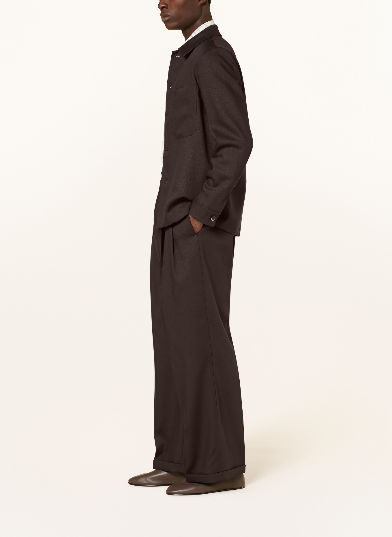 BARENA VENEZIA BRAGHIER Regular Fit Chinos: BLACK