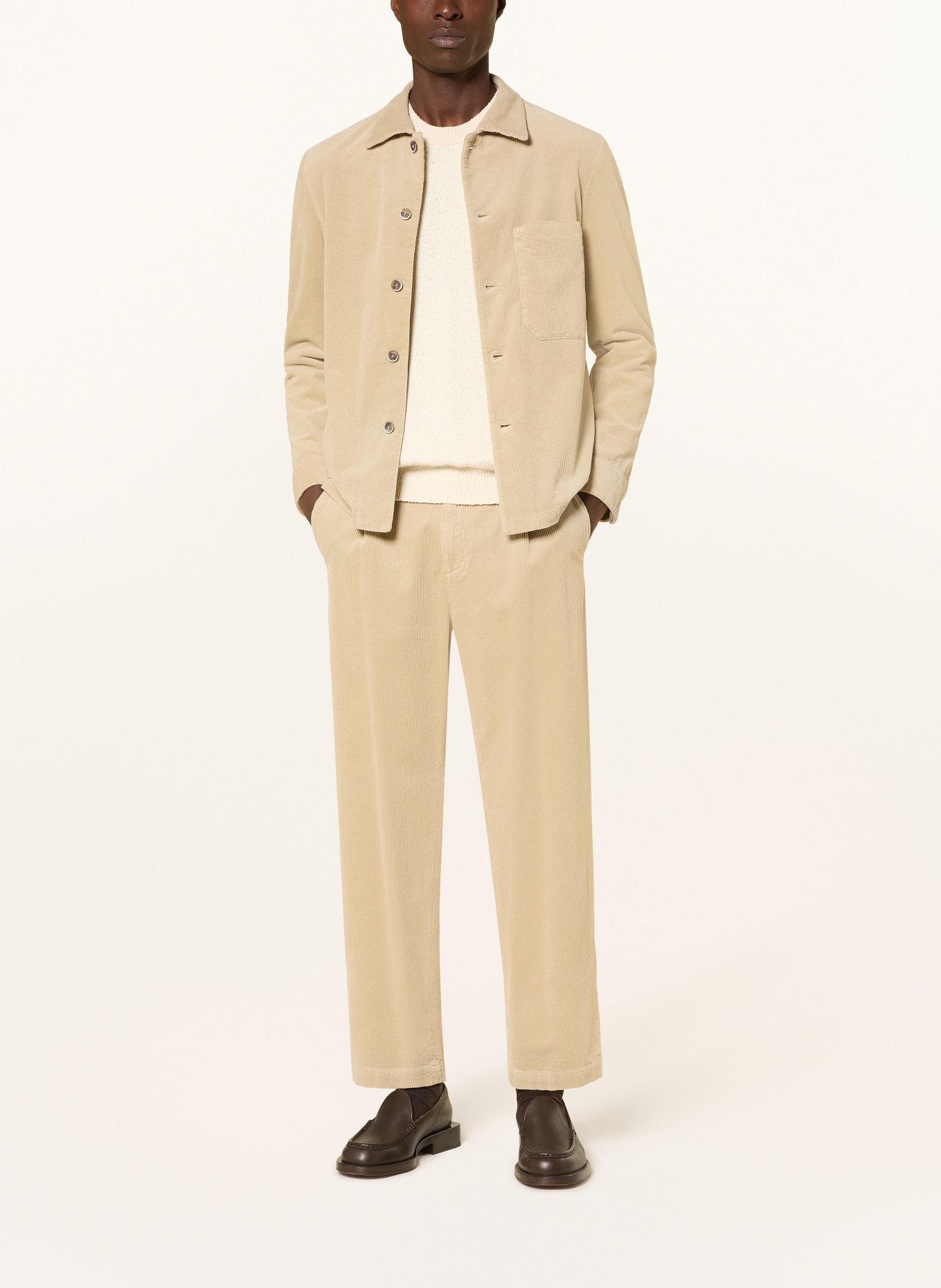 BARENA VENEZIA Cordchino CORTIVO Regular Fit: BEIGE