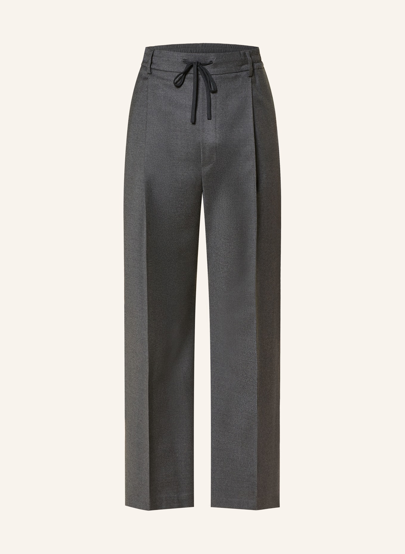 BARENA VENEZIA Regular-Fit Trousers: DARK GRAY