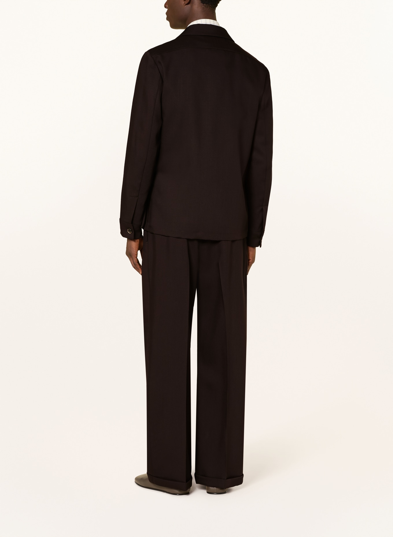 BARENA VENEZIA CEDRONE Overshirt: DARK BROWN