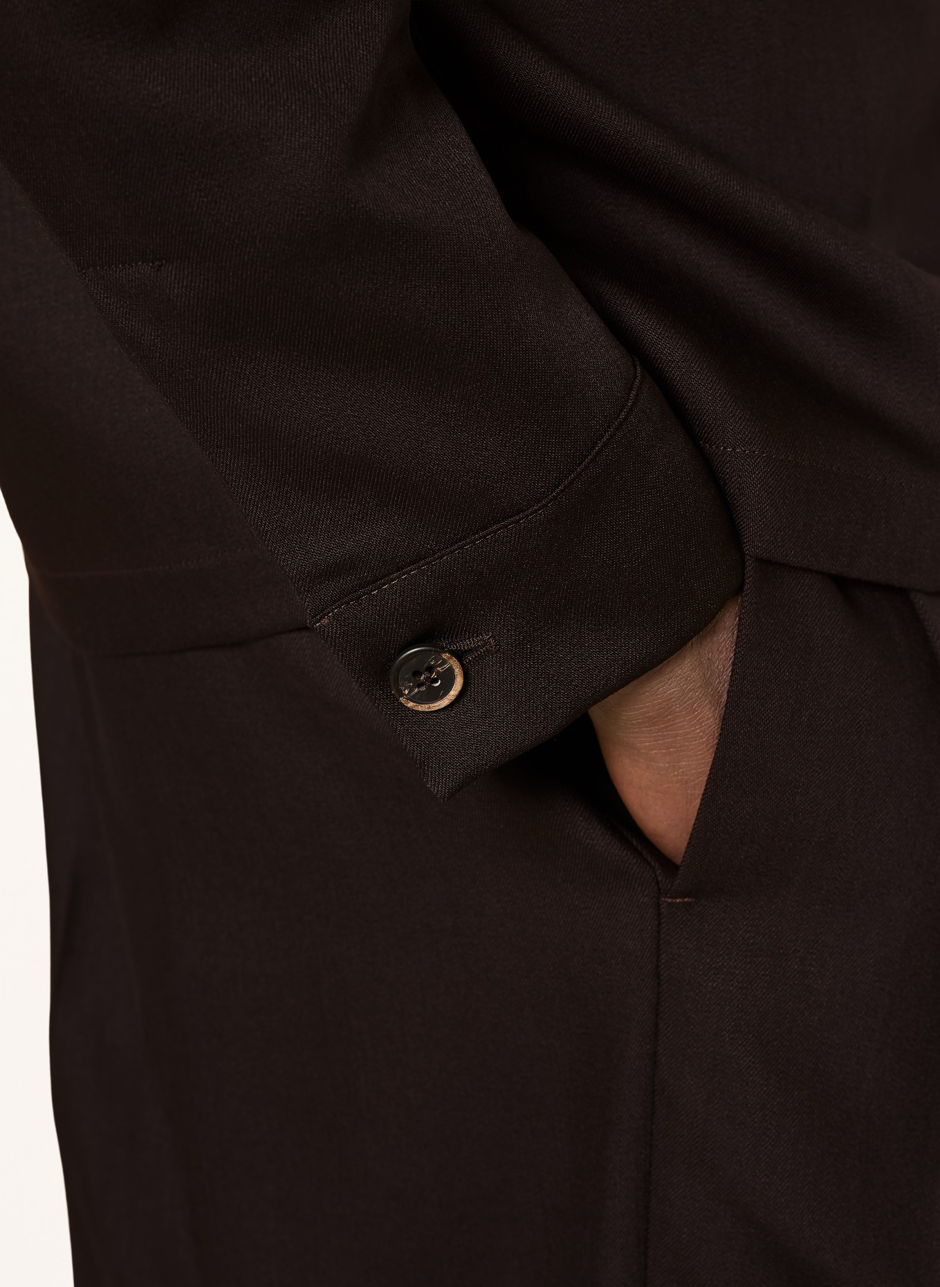 BARENA VENEZIA CEDRONE Overshirt: DARK BROWN