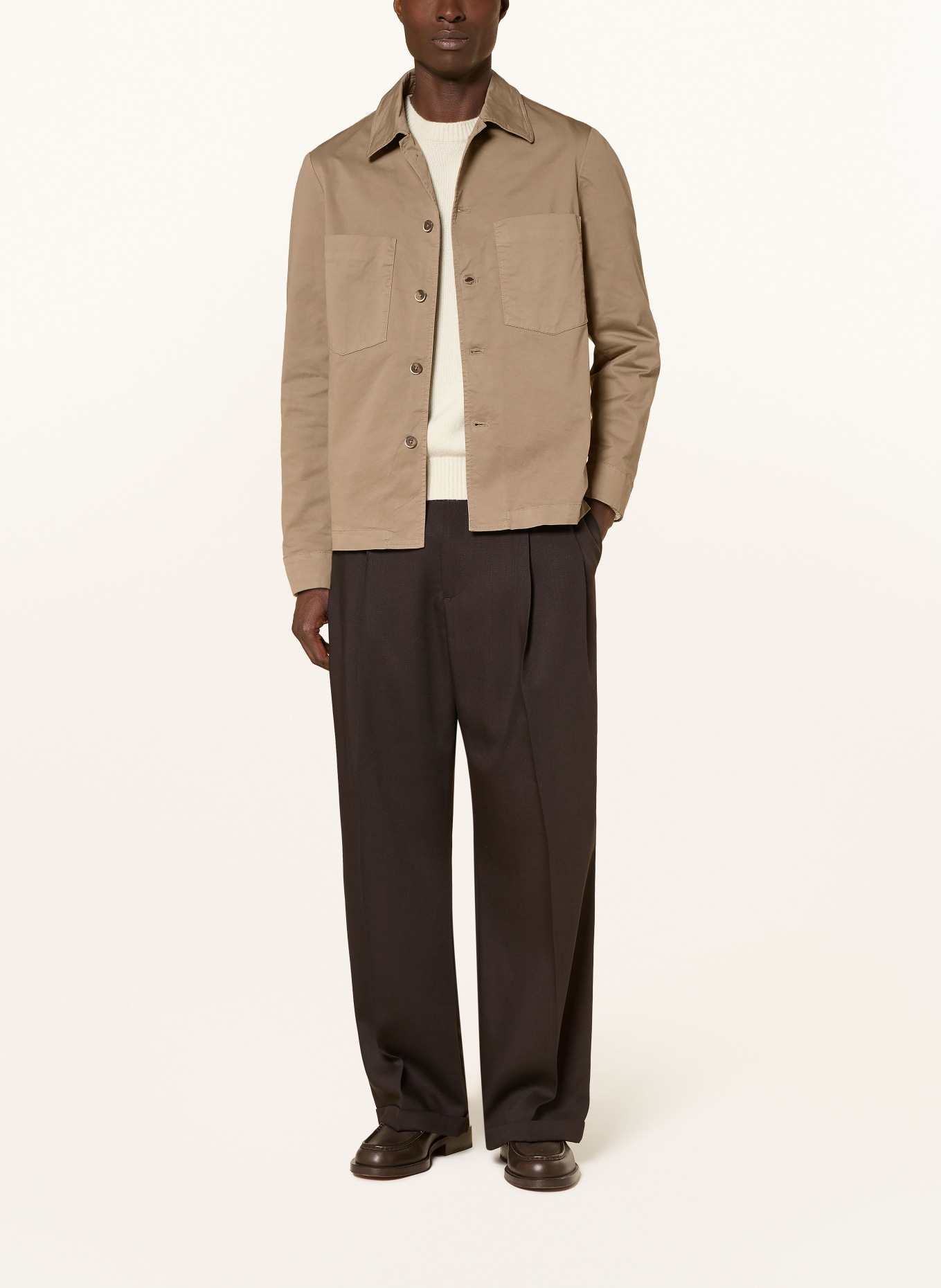 BARENA VENEZIA Overshirt: BEIGE