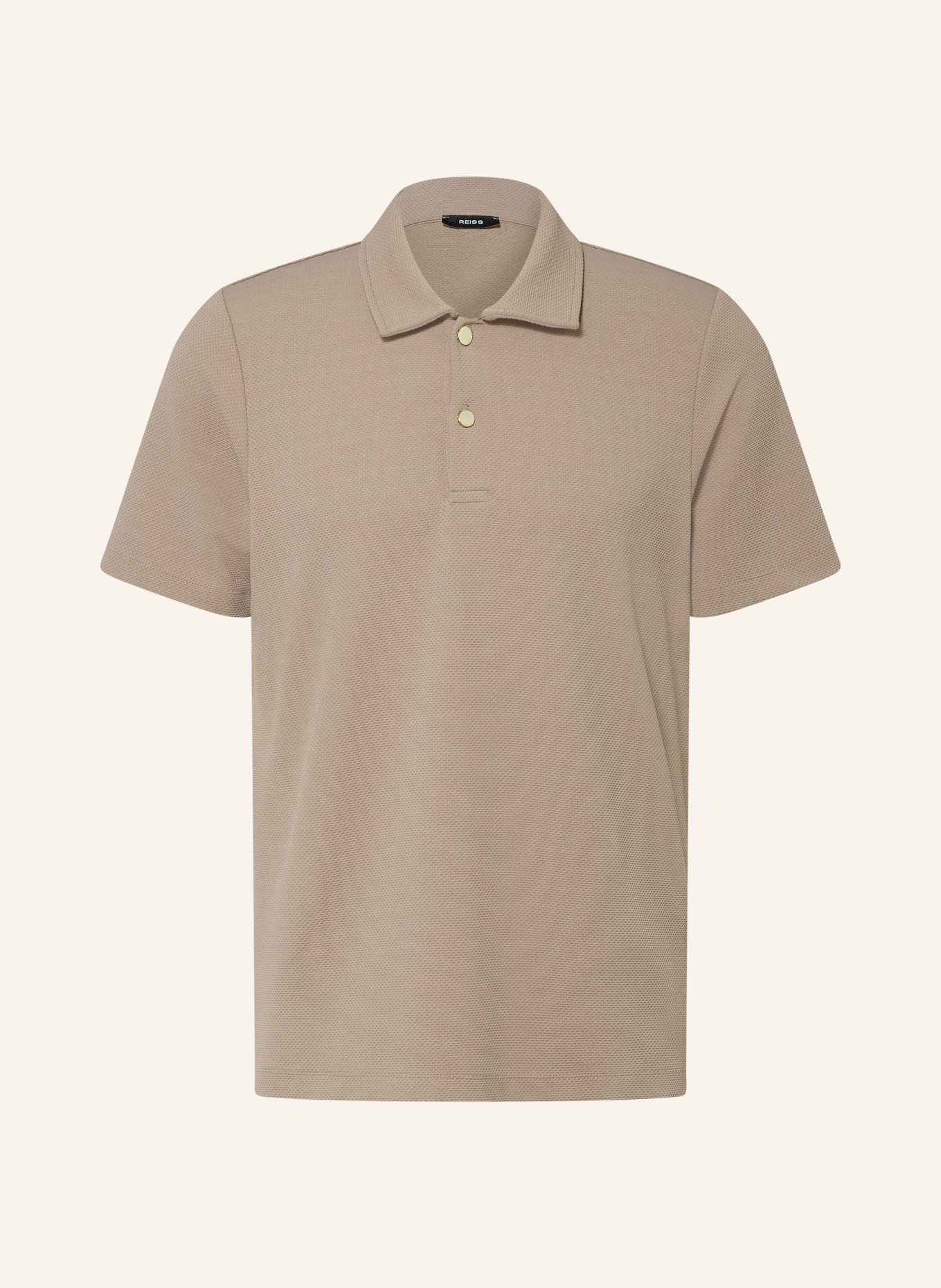 REISS Piqué-Poloshirt KENNEDY: TAUPE