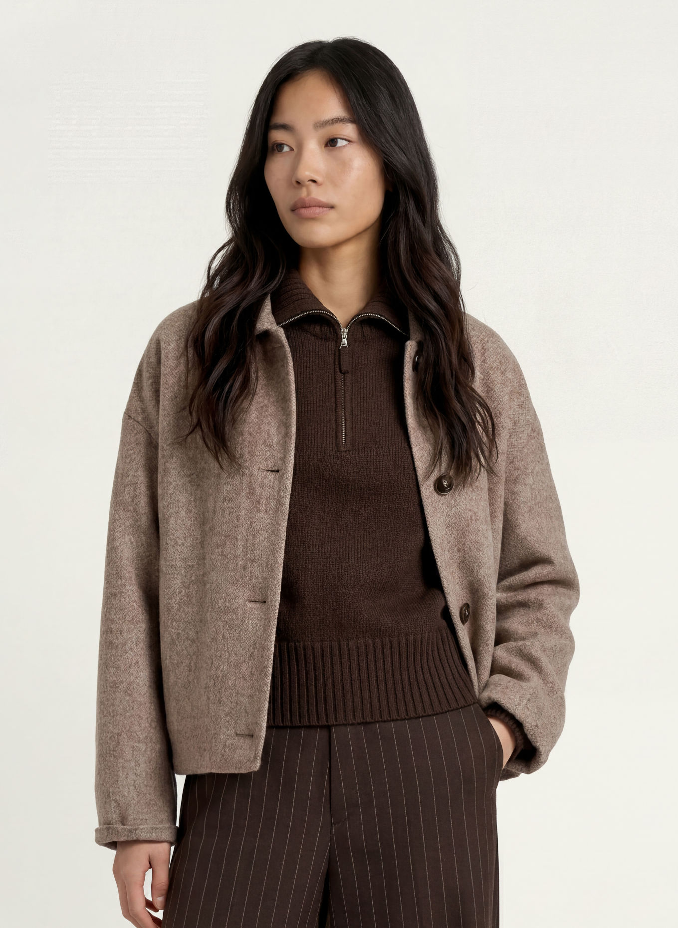 FUCHS SCHMITT Overjacket SAN JOSE: BEIGE