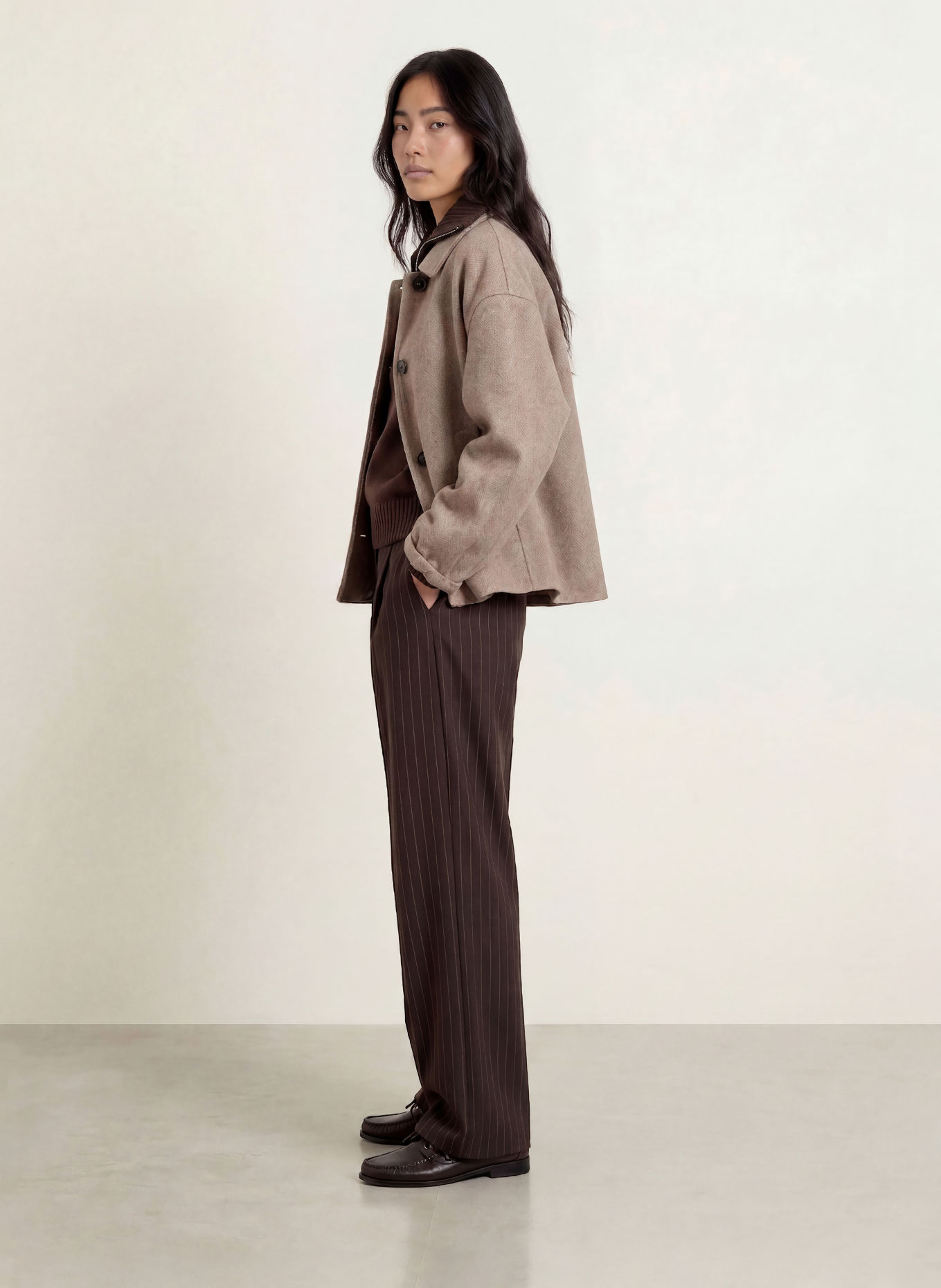 FUCHS SCHMITT Overjacket SAN JOSE: BEIGE