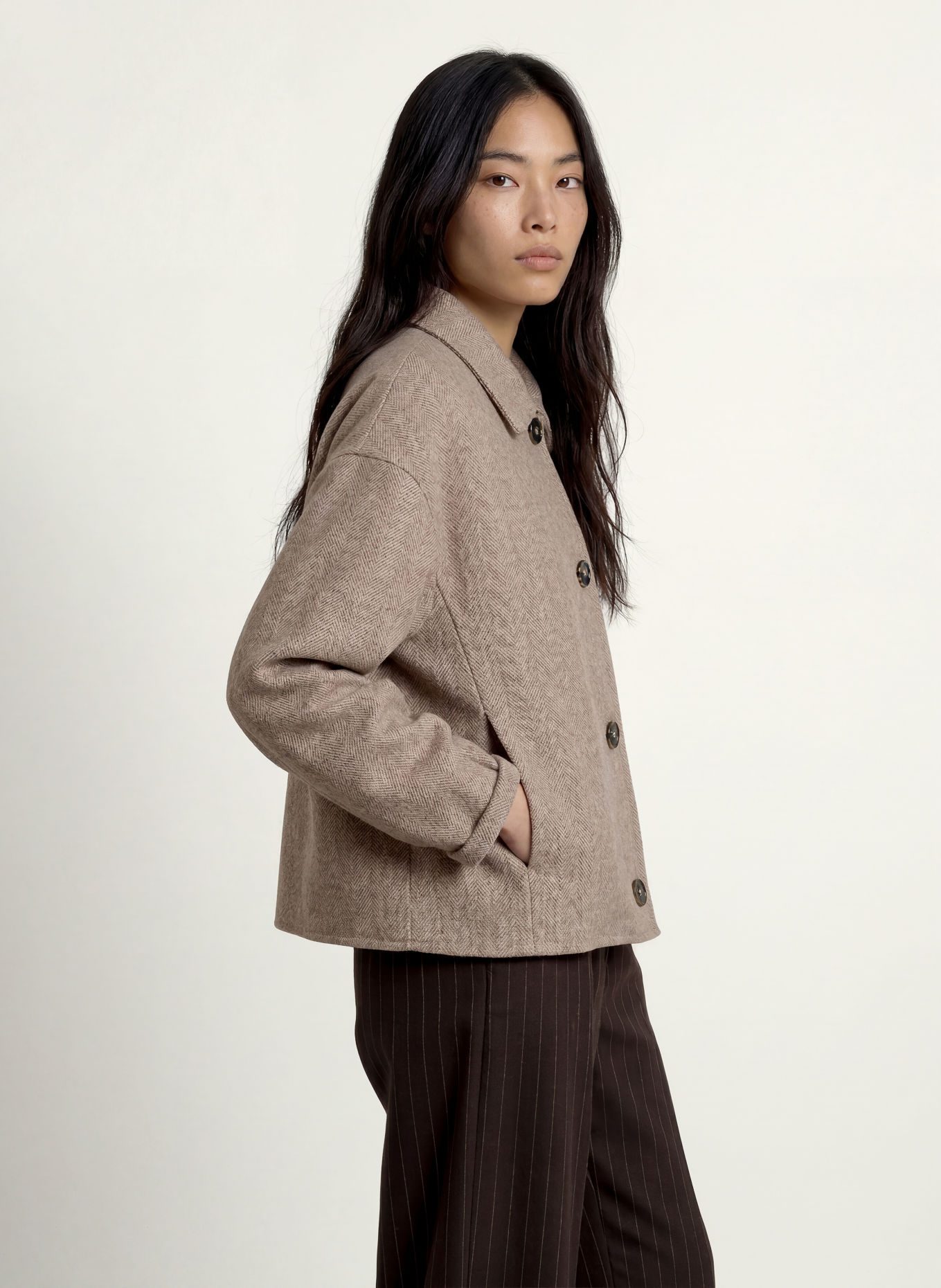 FUCHS SCHMITT Overjacket SAN JOSE: BEIGE