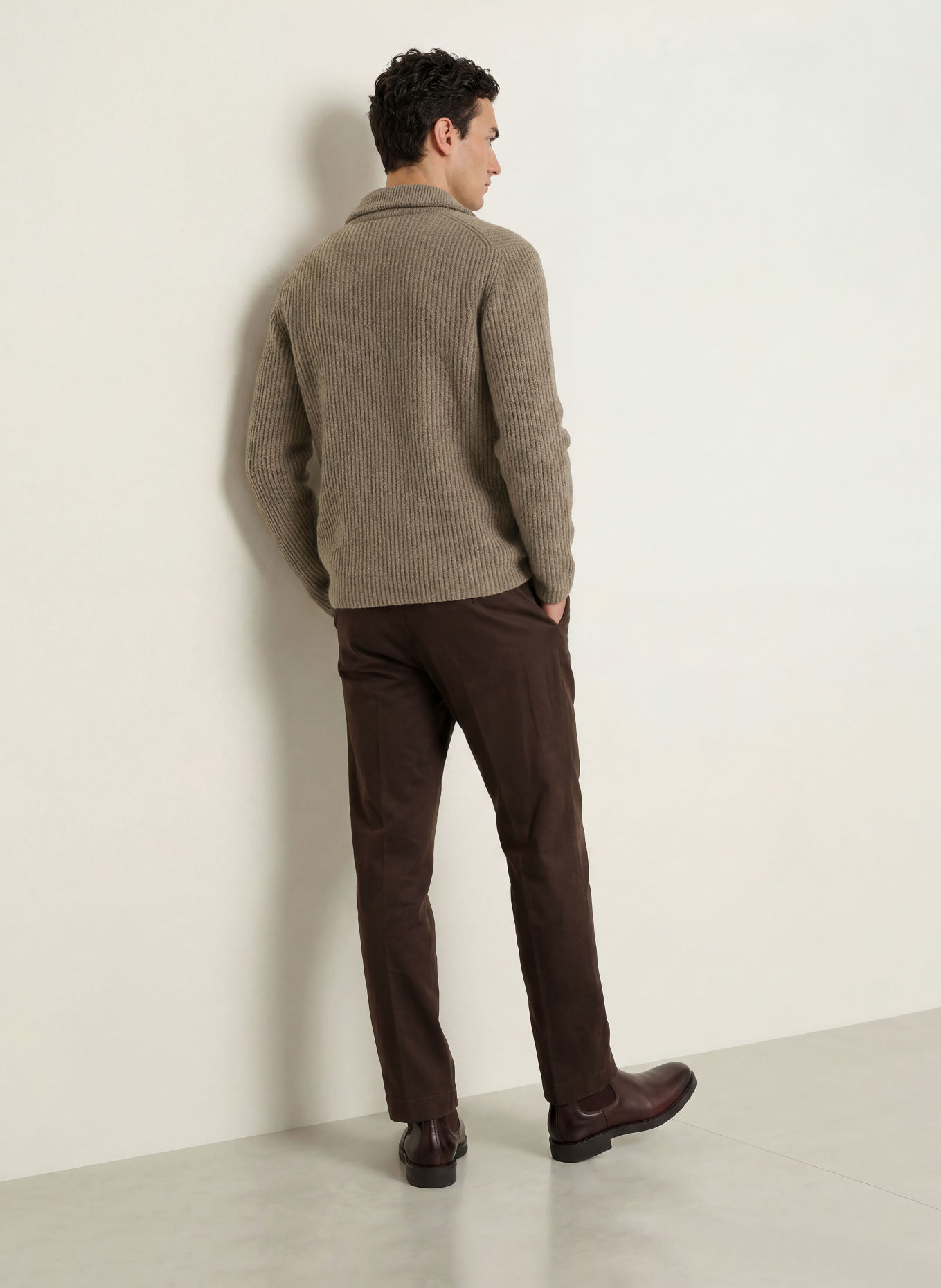GANT Strickjacke: TAUPE