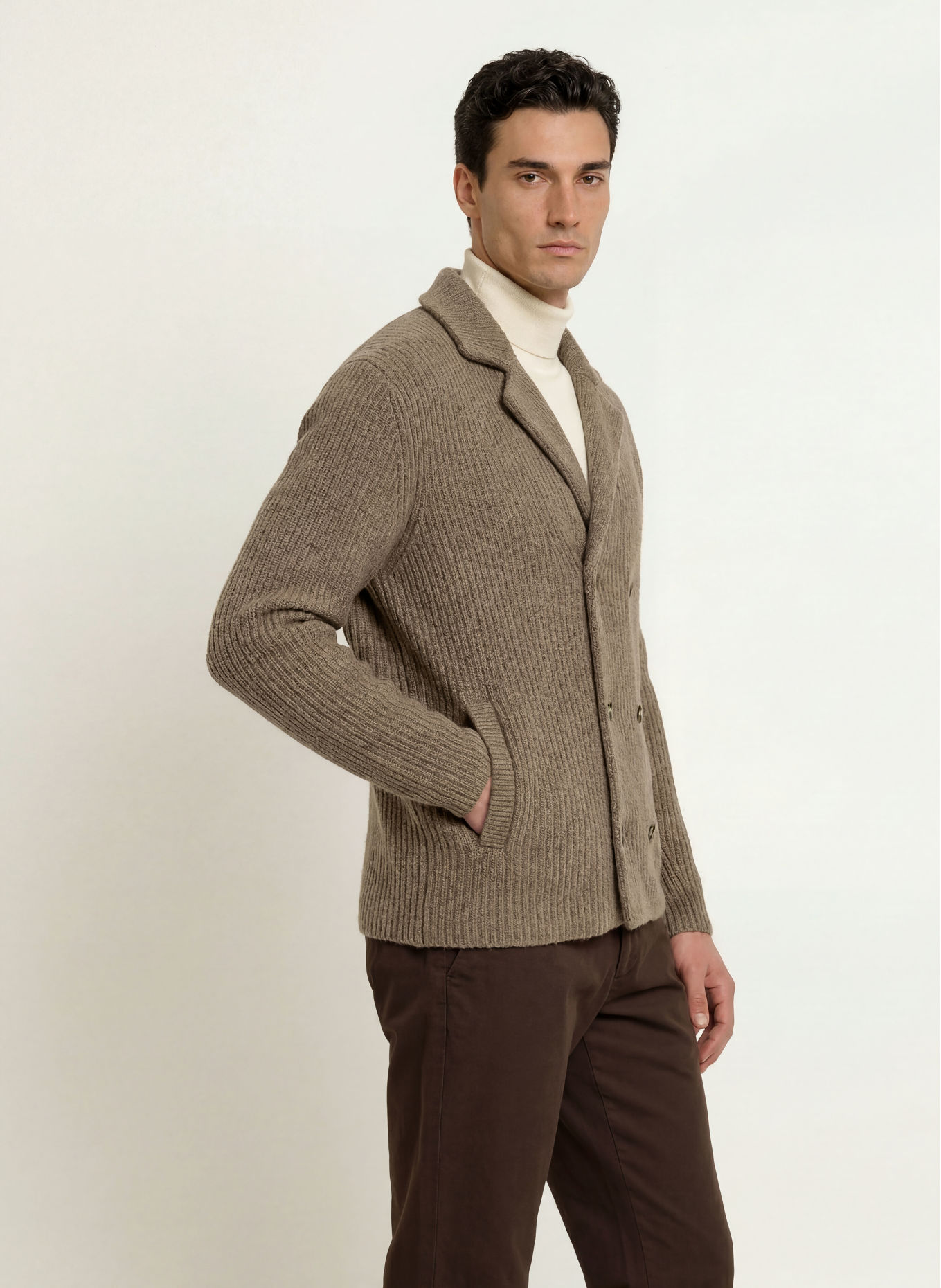 GANT Strickjacke: TAUPE