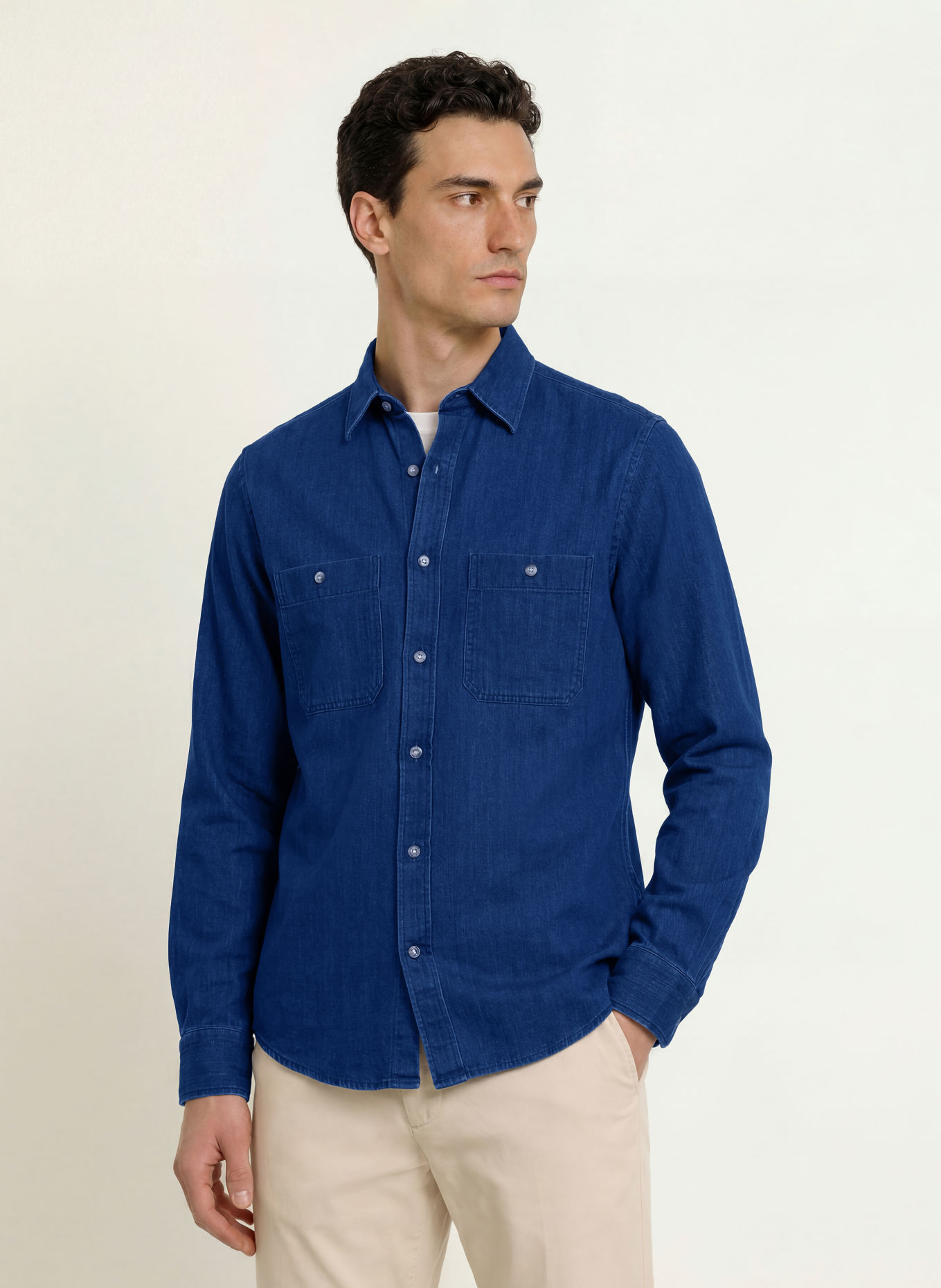 GANT Jeanshemd Regular Fit: BLAU