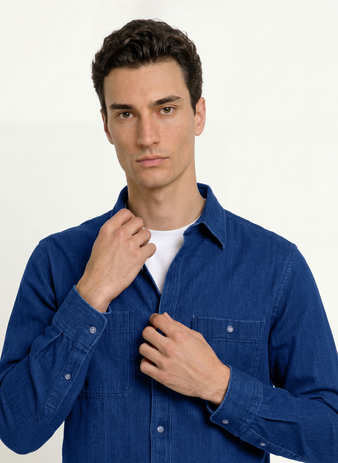 GANT Jeanshemd Regular Fit: BLAU