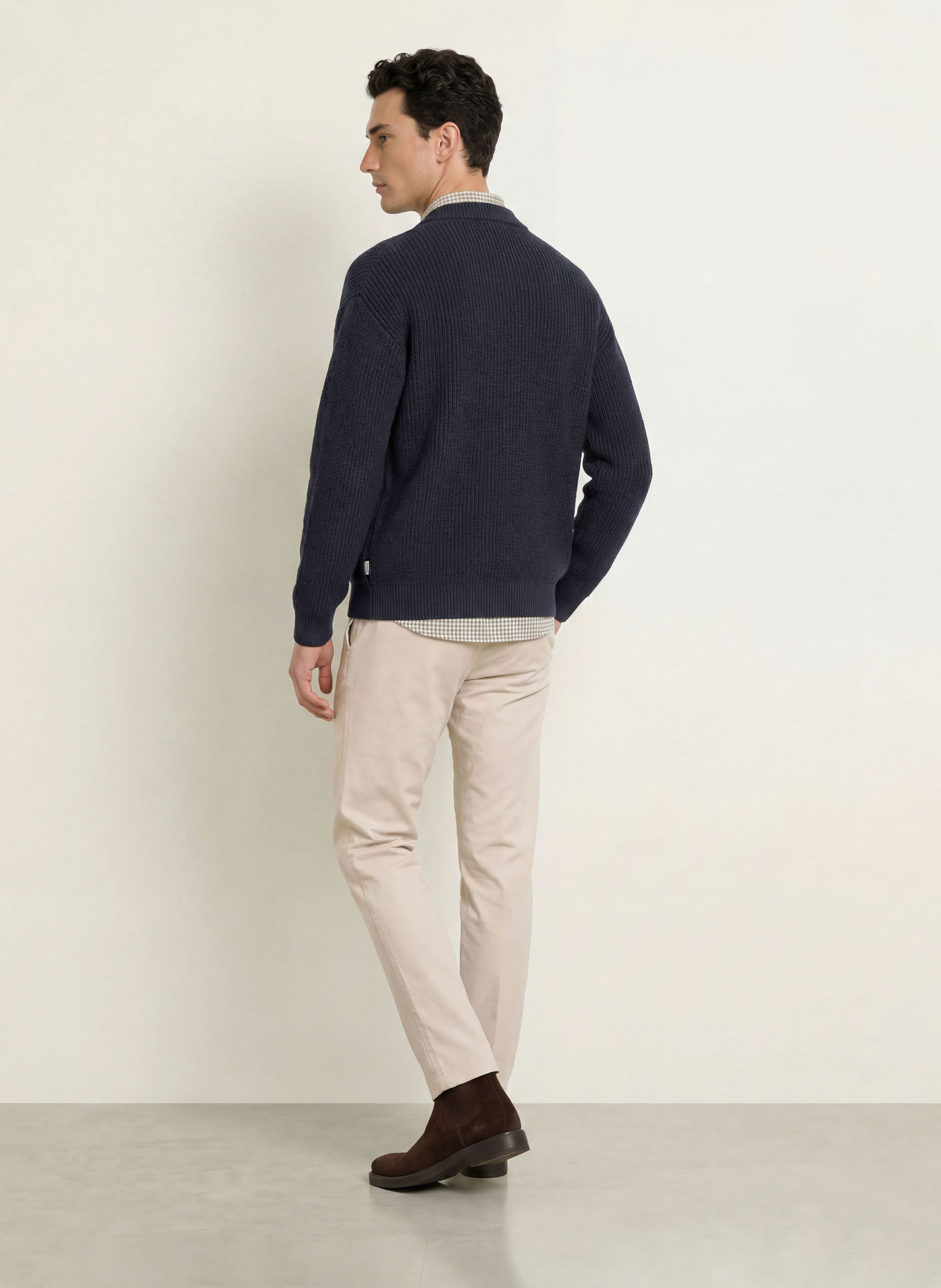 GANT Cardigan: DARK BLUE