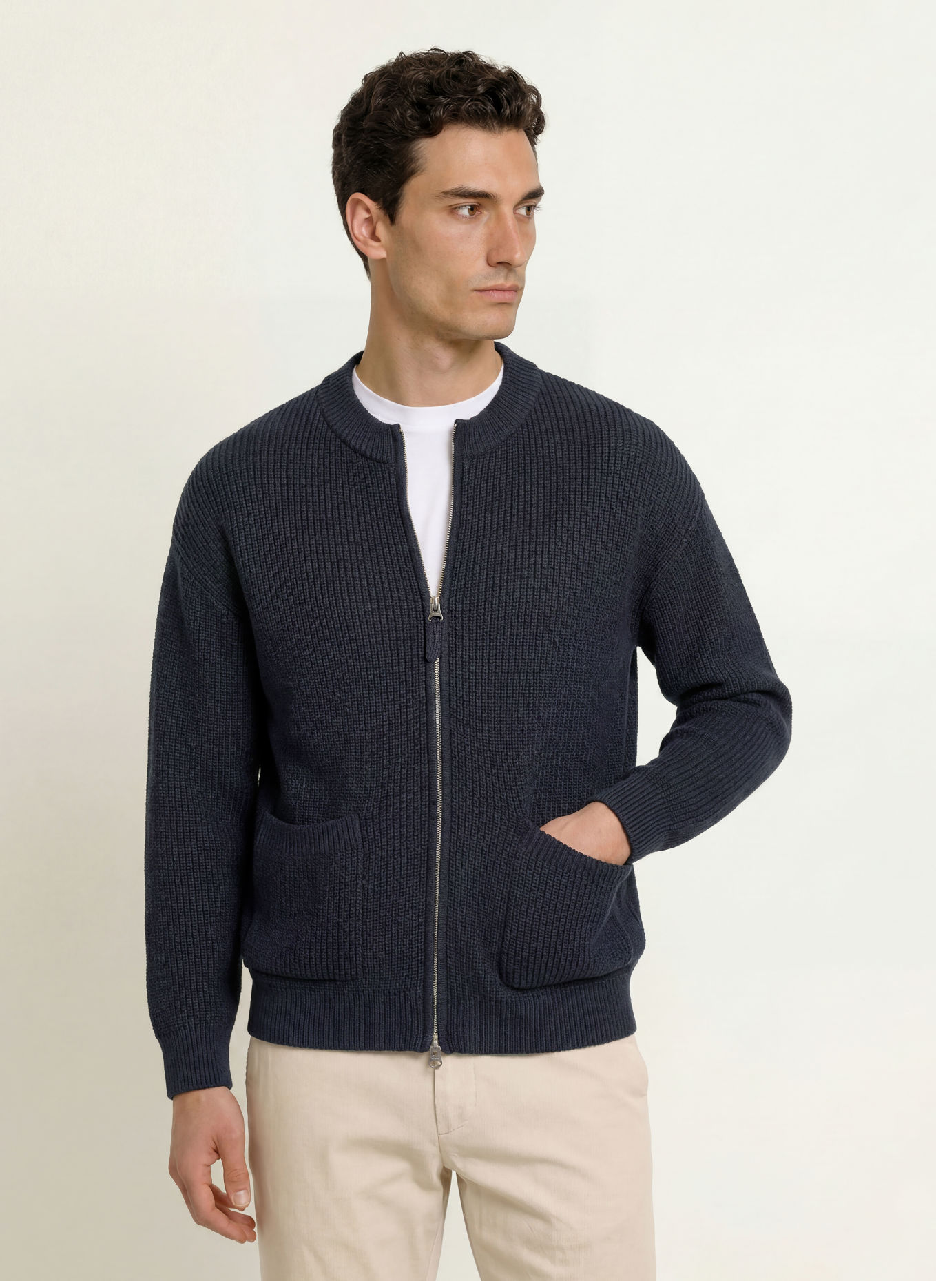 GANT Cardigan: DARK BLUE