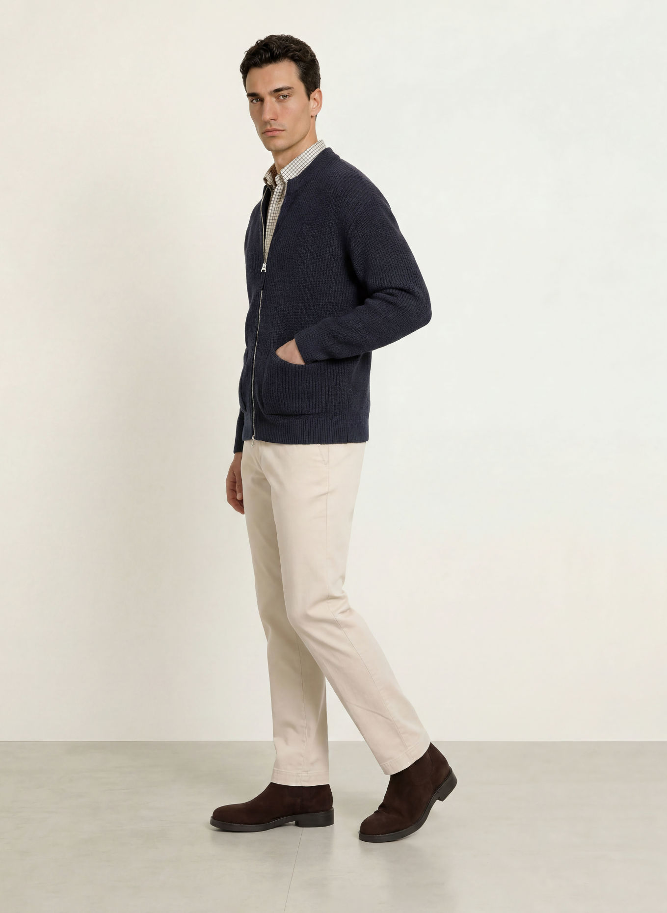 GANT Cardigan: DARK BLUE