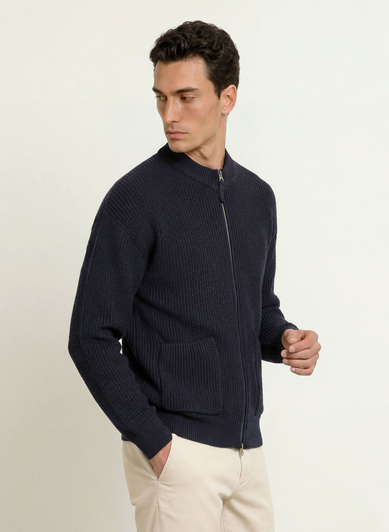 GANT Cardigan: DARK BLUE