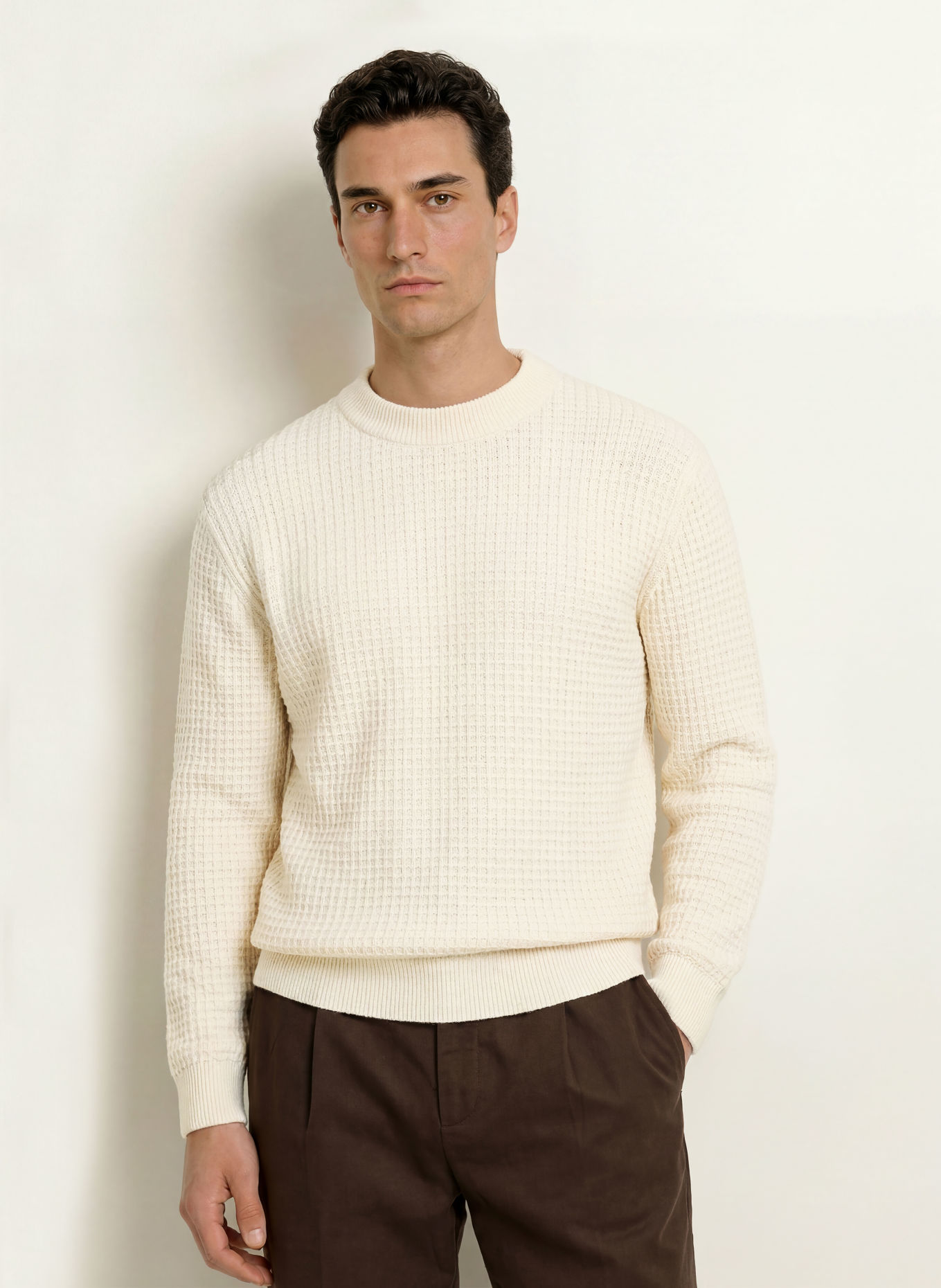 GANT Sweater: ECRU