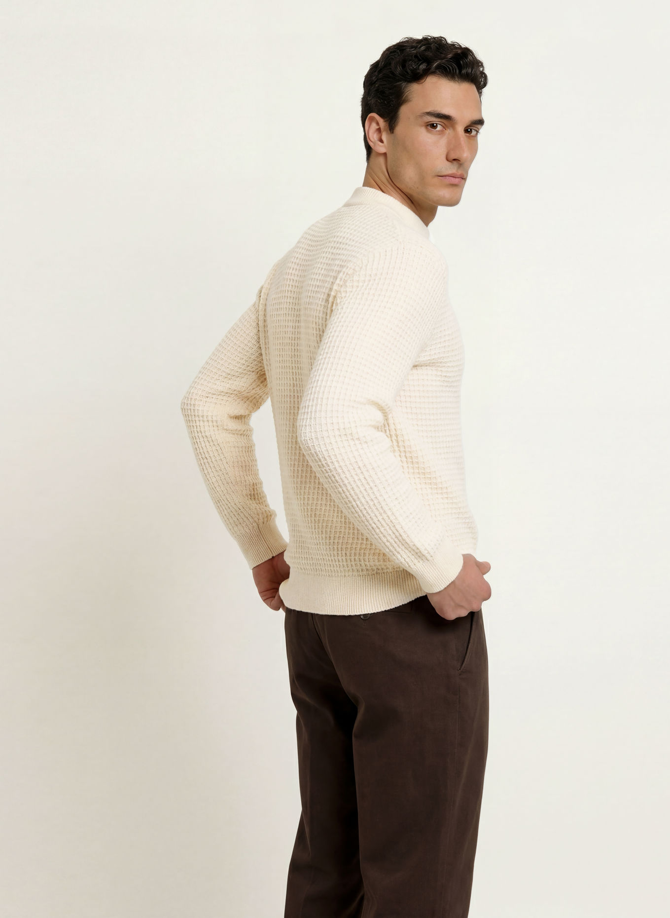 GANT Sweater: ECRU