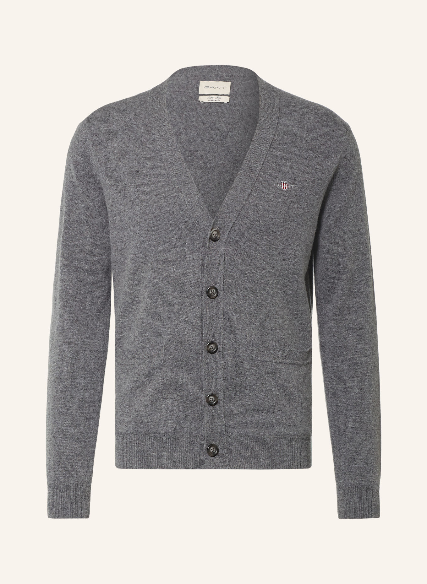 GANT Strickjacke: GRAU