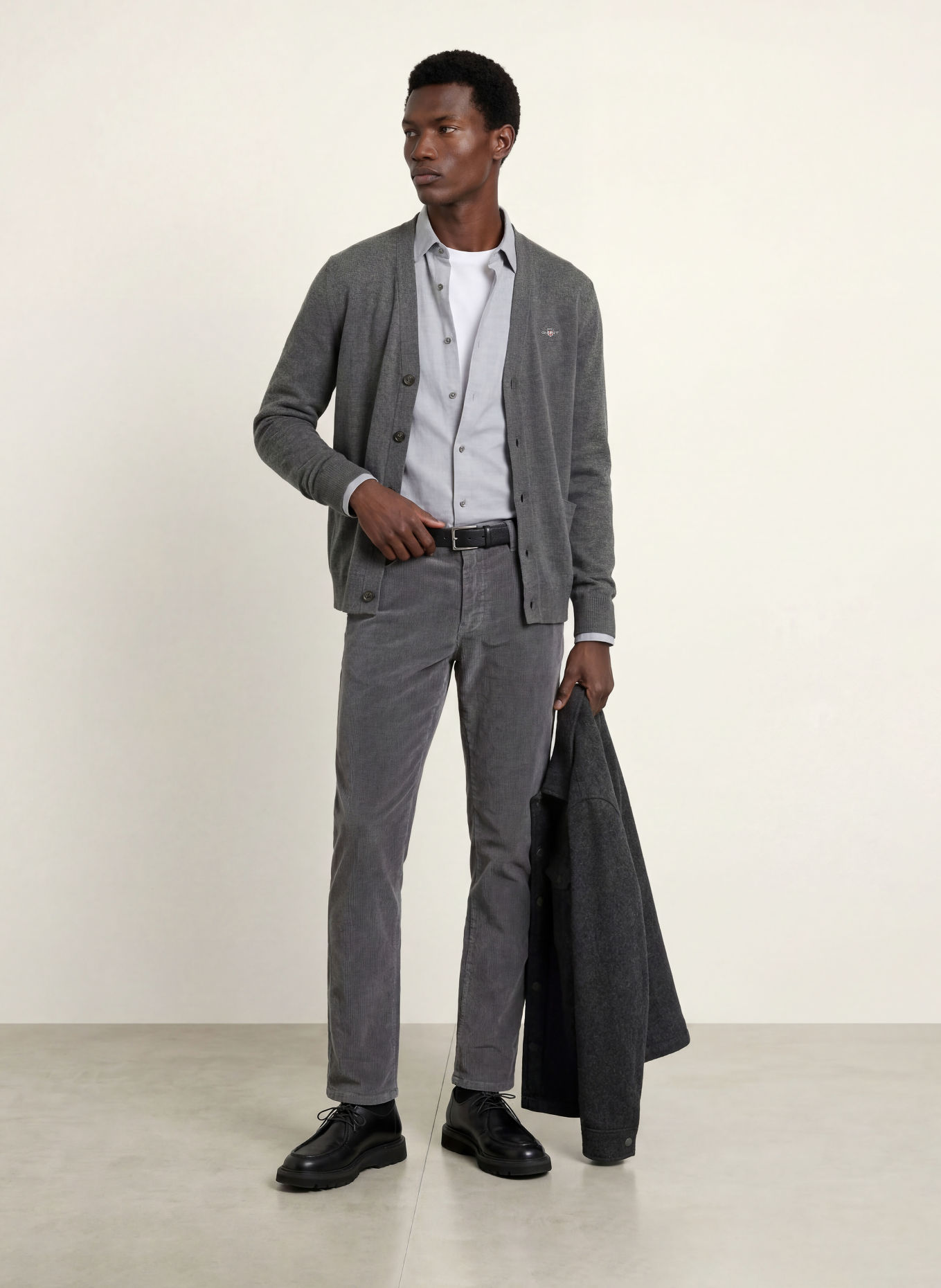 GANT Strickjacke: GRAU