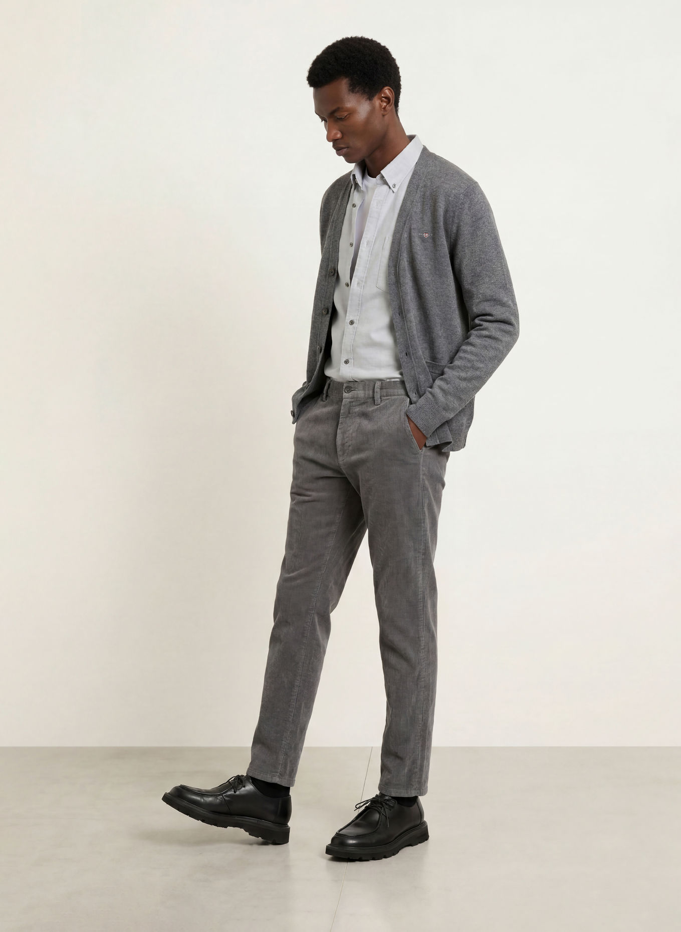GANT Strickjacke: GRAU