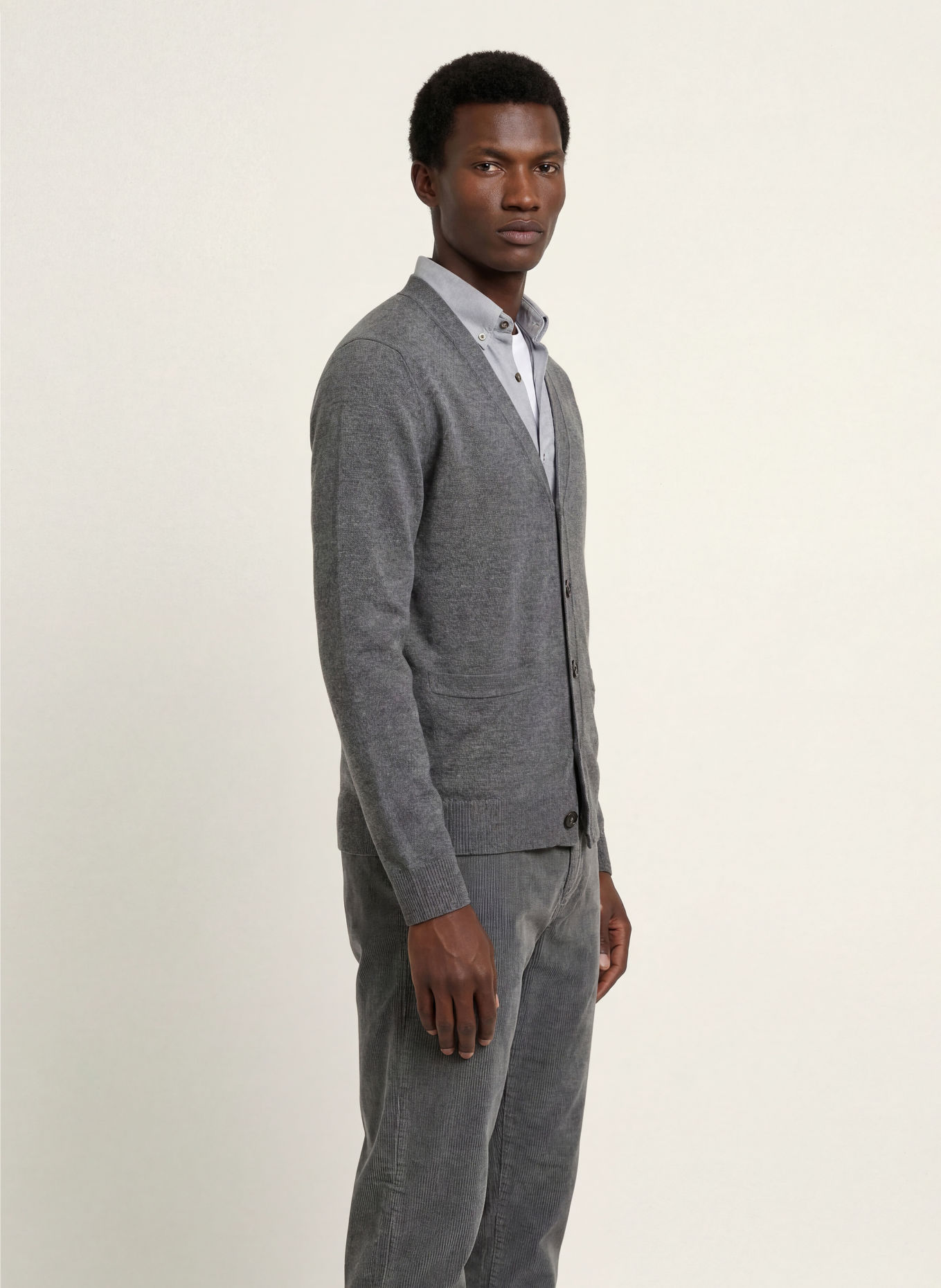 GANT Strickjacke: GRAU