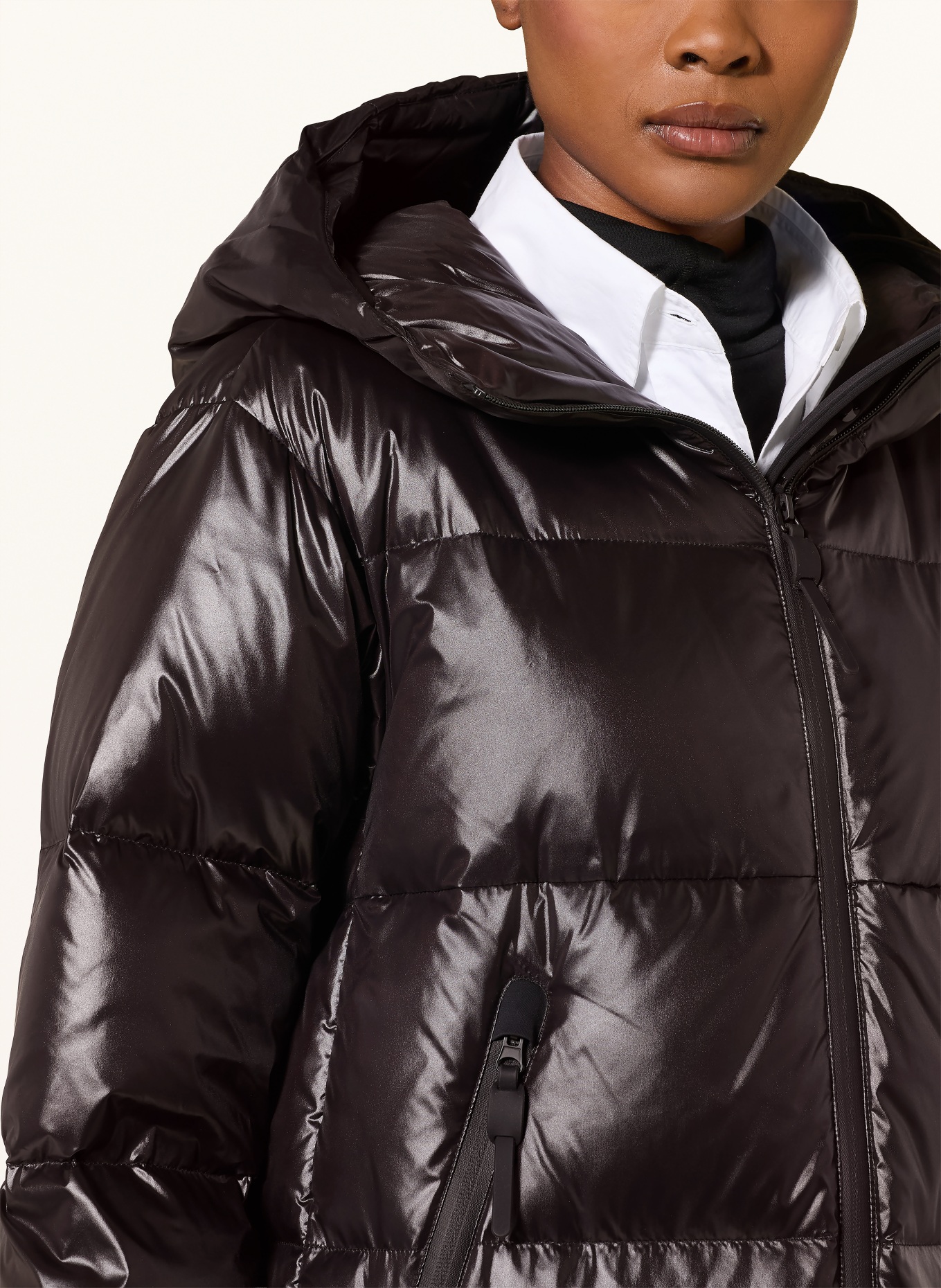 PEUTEREY SELECTRIC Down coat: BLACK