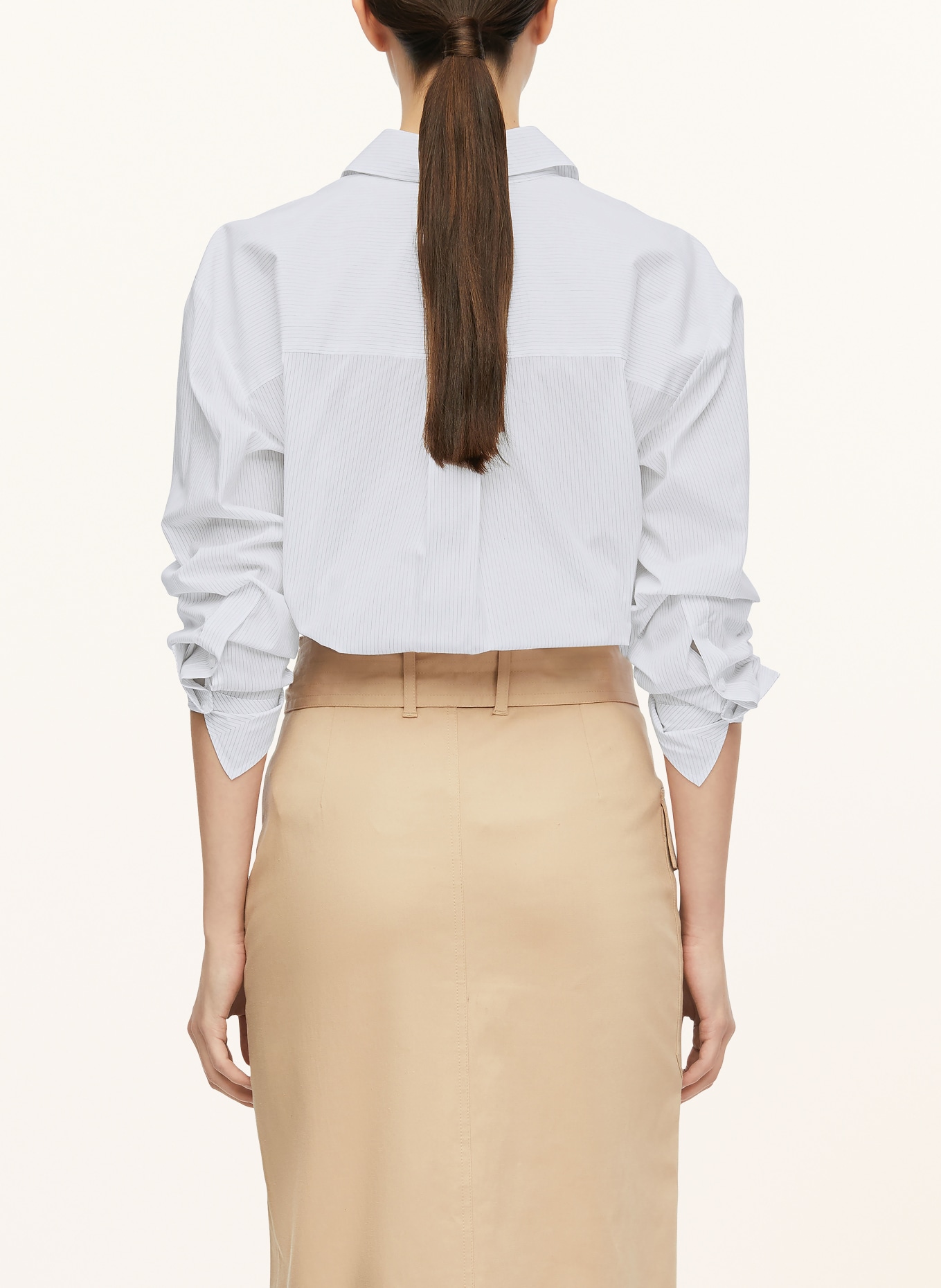 comma Hemdbluse: WEISS / SCHWARZ