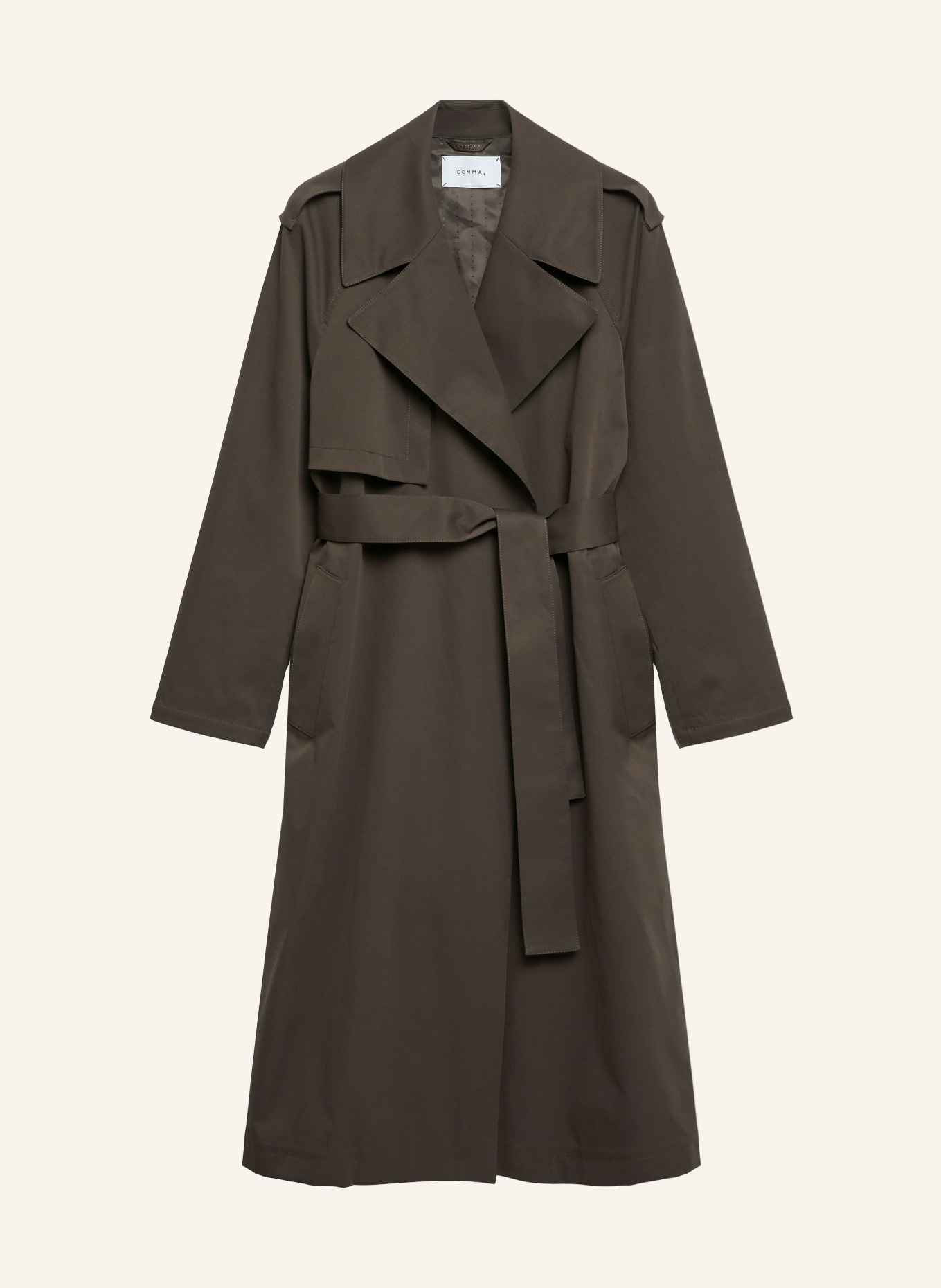 comma Trenchcoat: DUNKELBRAUN