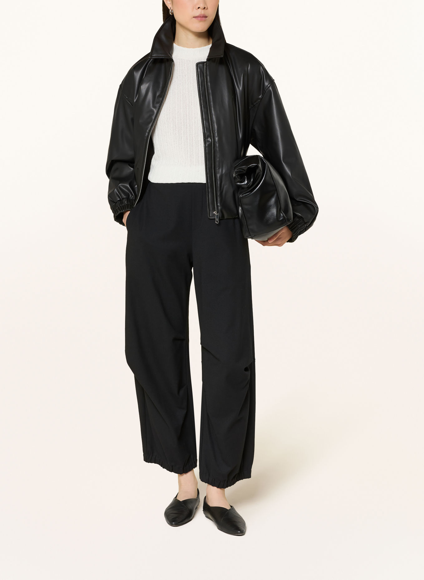 MAC DAYDREAM Flanellhose SHIBUYA: SCHWARZ