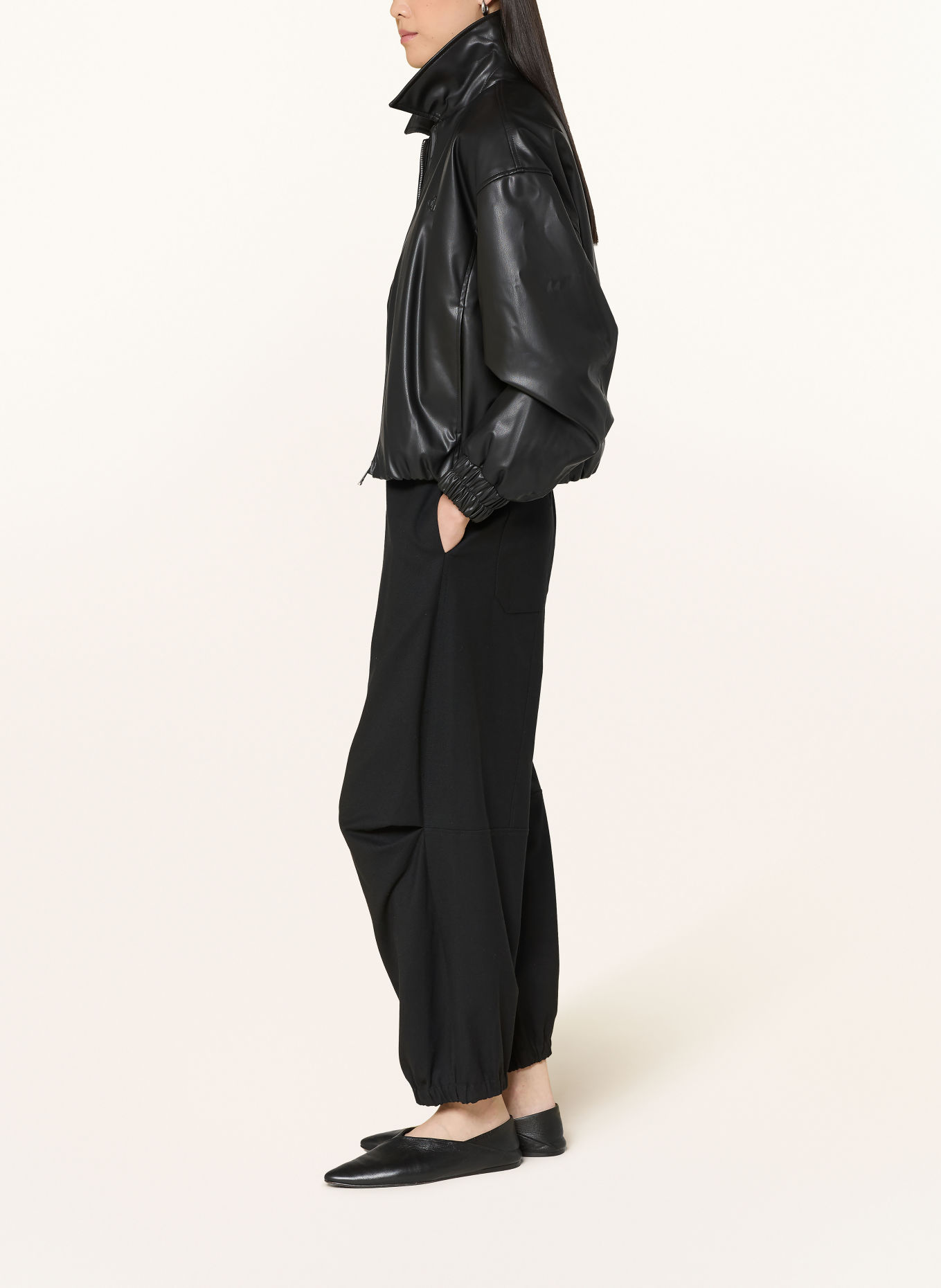 MAC DAYDREAM Flanellhose SHIBUYA: SCHWARZ