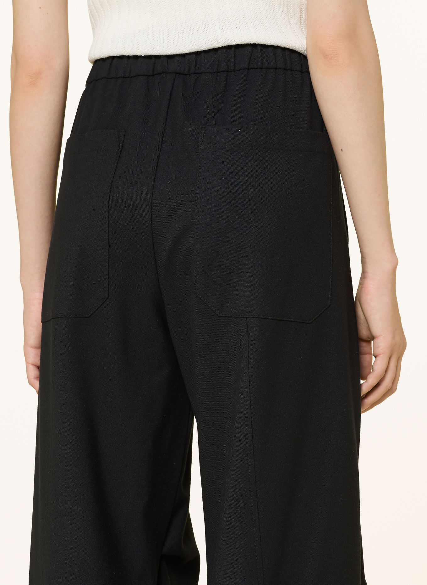 MAC DAYDREAM Flanellhose SHIBUYA: SCHWARZ
