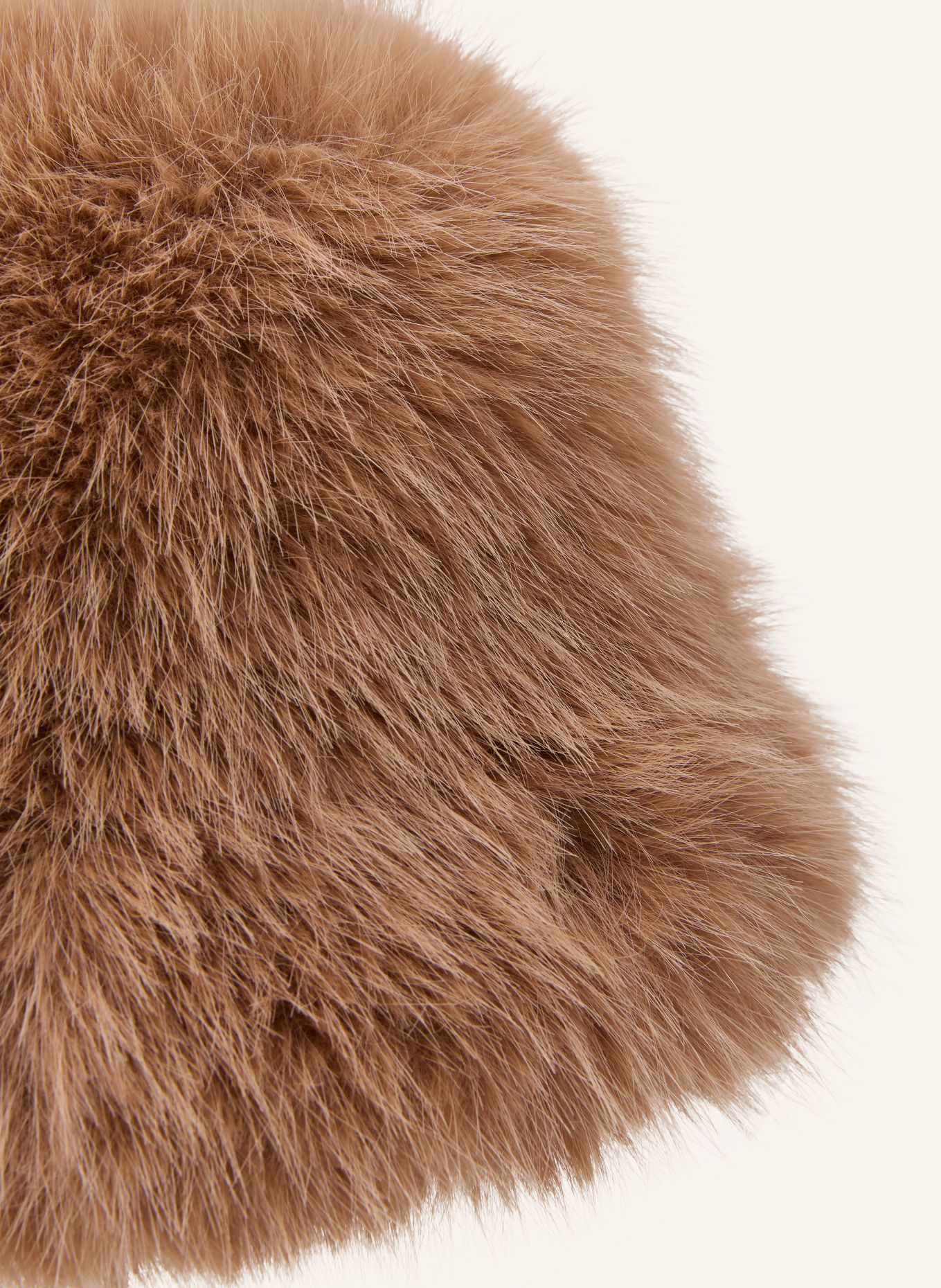 MSCH COPENHAGEN Pălărie tip bucket MSCHLYNETTA din blană artificială: CAMEL
