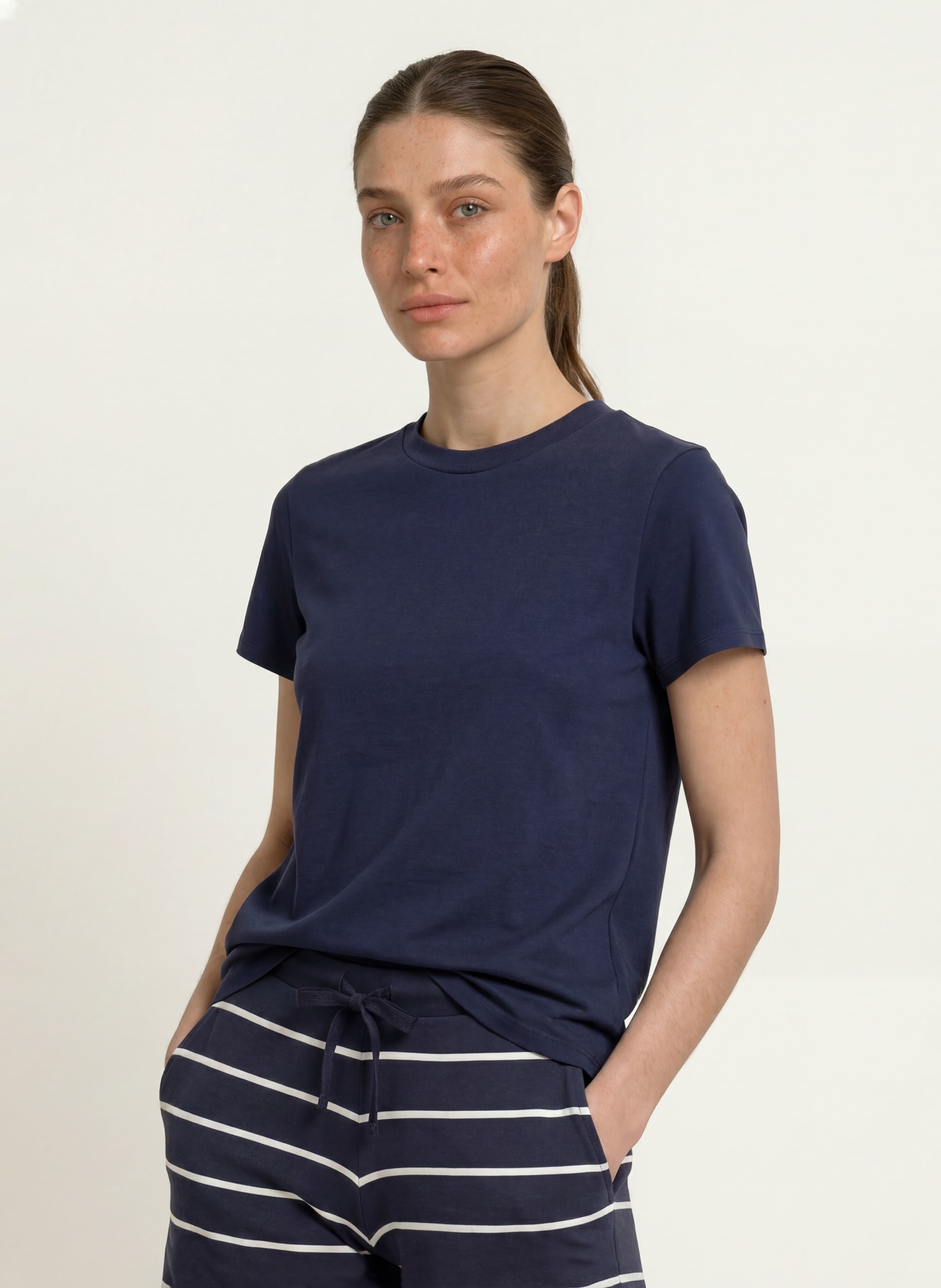 SCHIESSER Schlafshirt MIX + RELAX: DUNKELBLAU