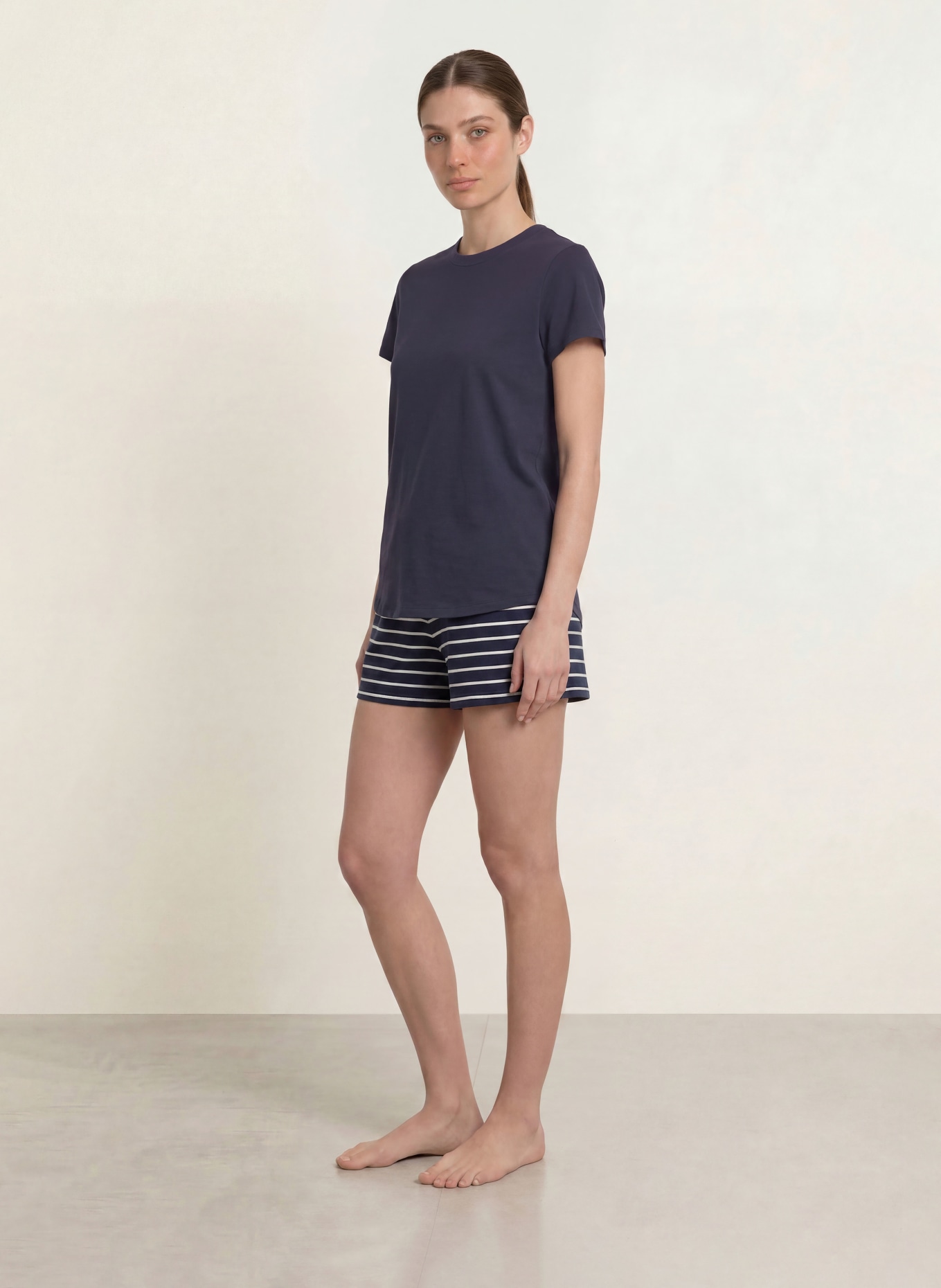 SCHIESSER Schlafshirt MIX + RELAX: DUNKELBLAU
