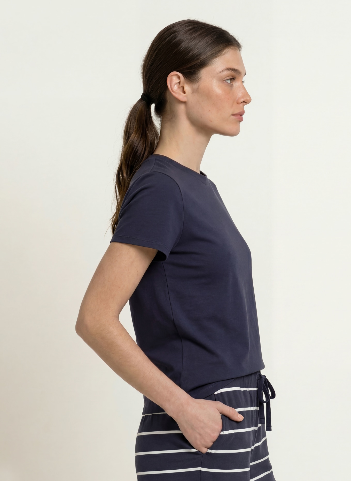 SCHIESSER Schlafshirt MIX + RELAX: DUNKELBLAU