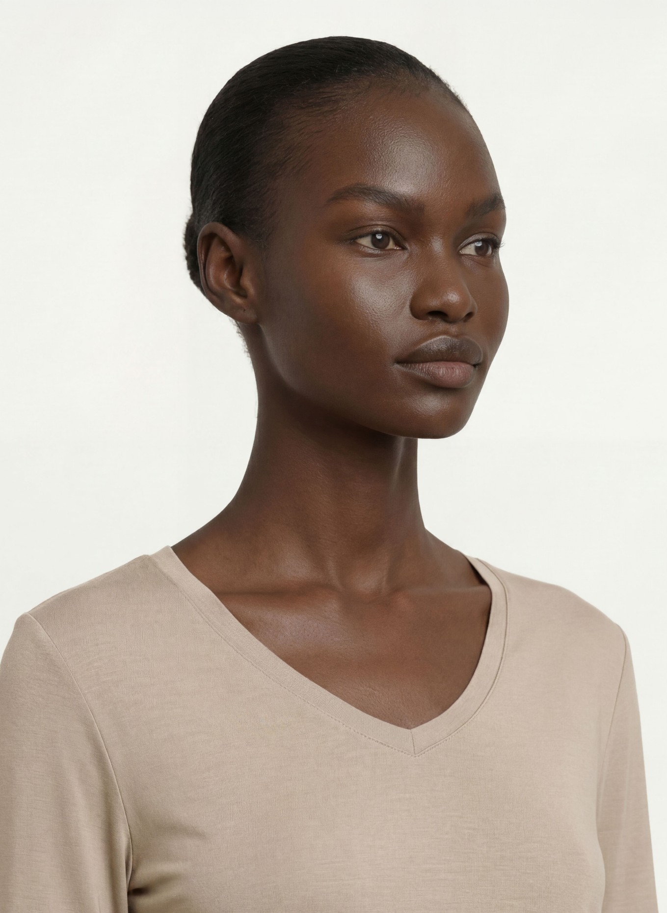 SCHIESSER Slaaphemd MIX + RELAX: TAUPE
