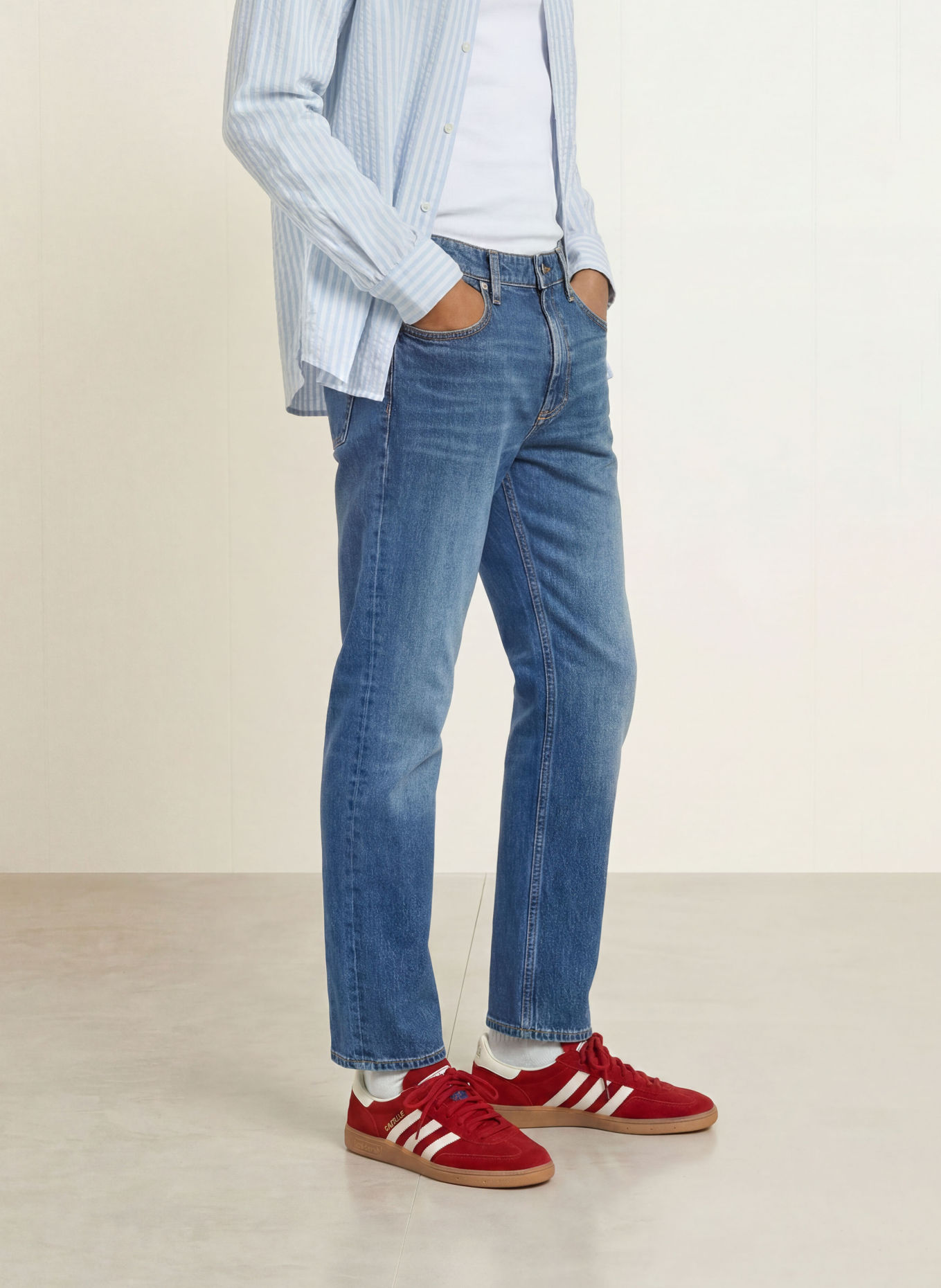 TOMMY JEANS Jeans RYAN Slim Straight Fit: 1BK Denim Dark