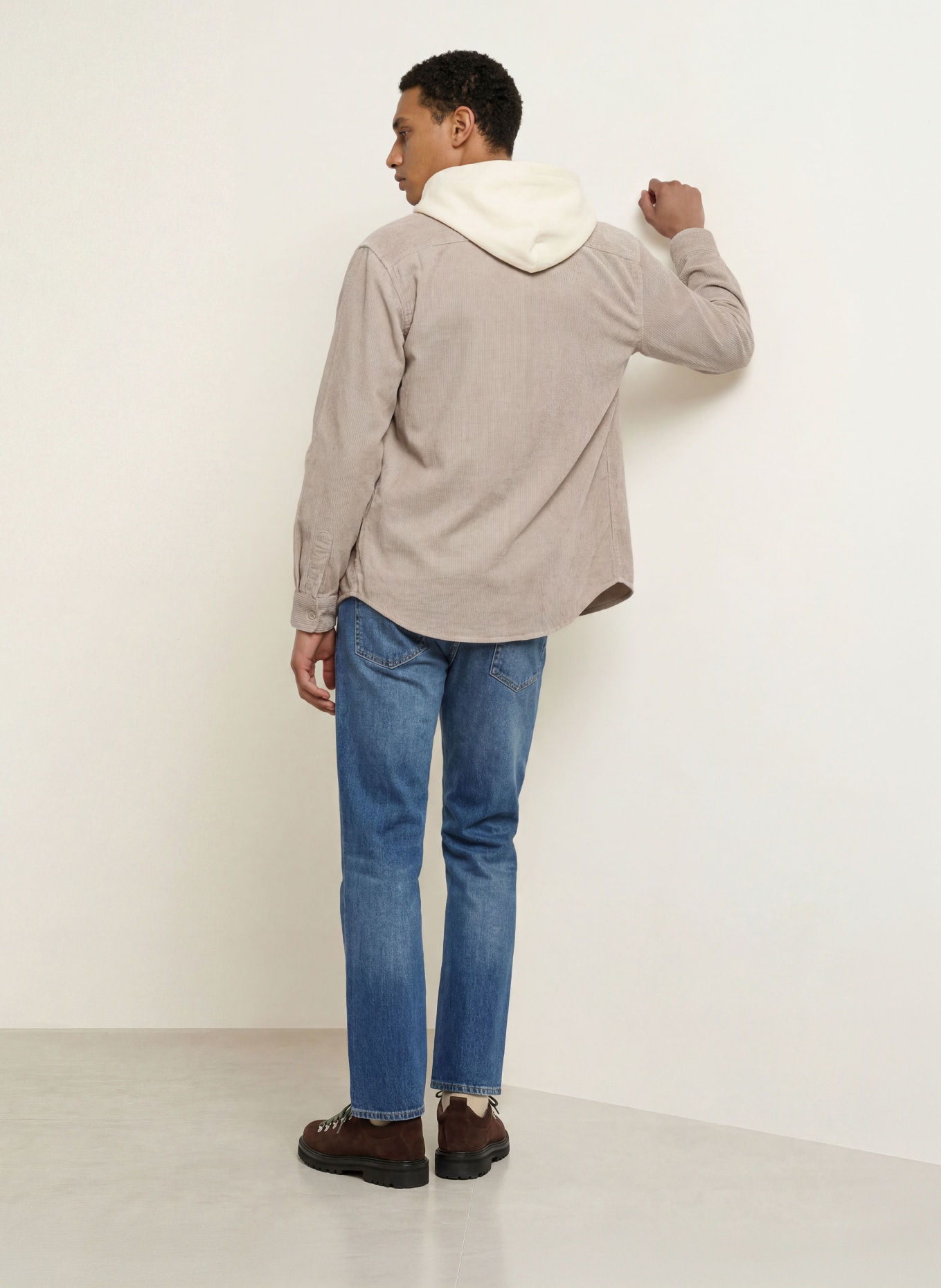 TOMMY JEANS Corduroy Shirt, Comfort Fit: TAUPE