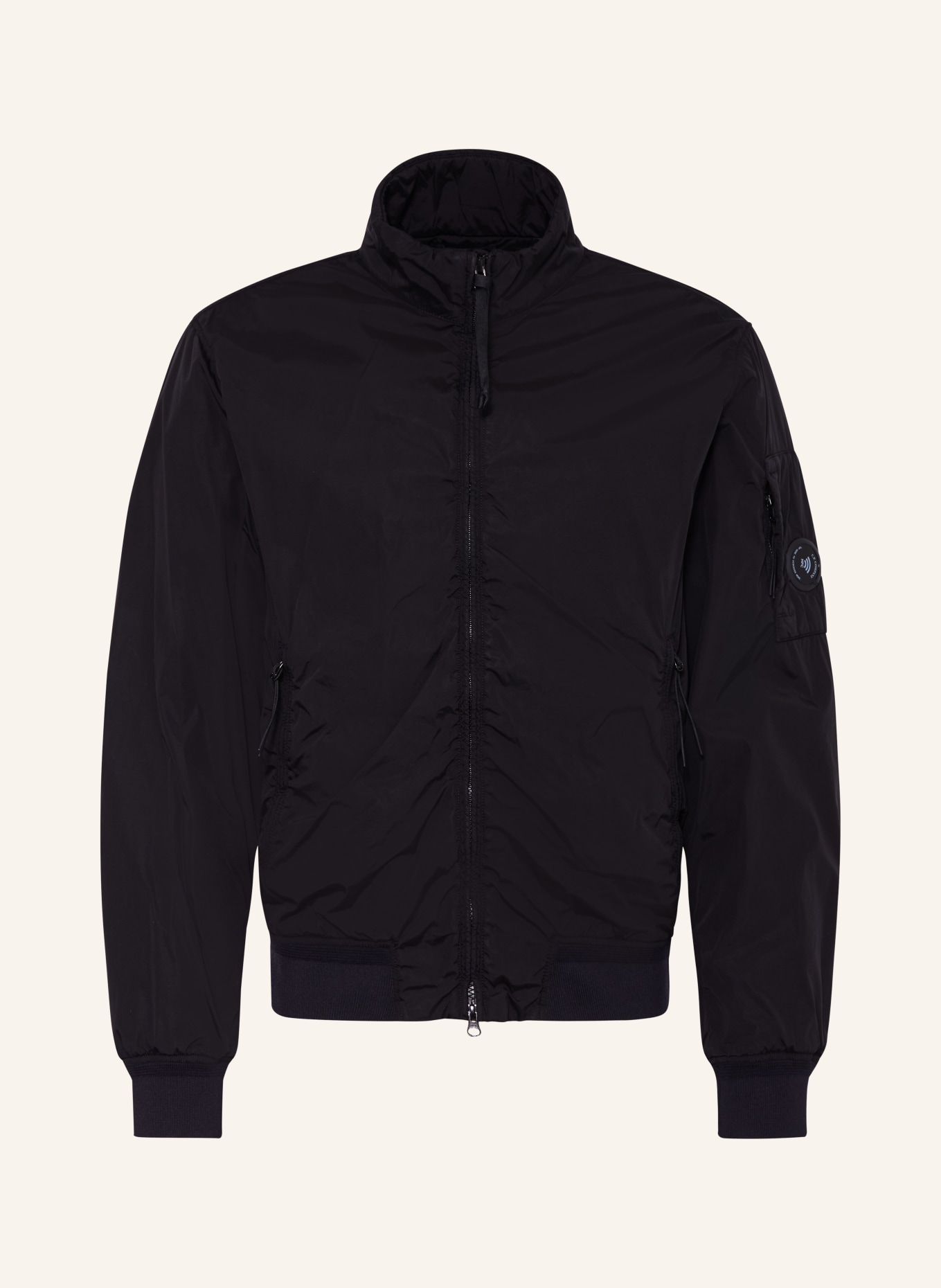 C.P. COMPANY Bomber jacket: BLACK