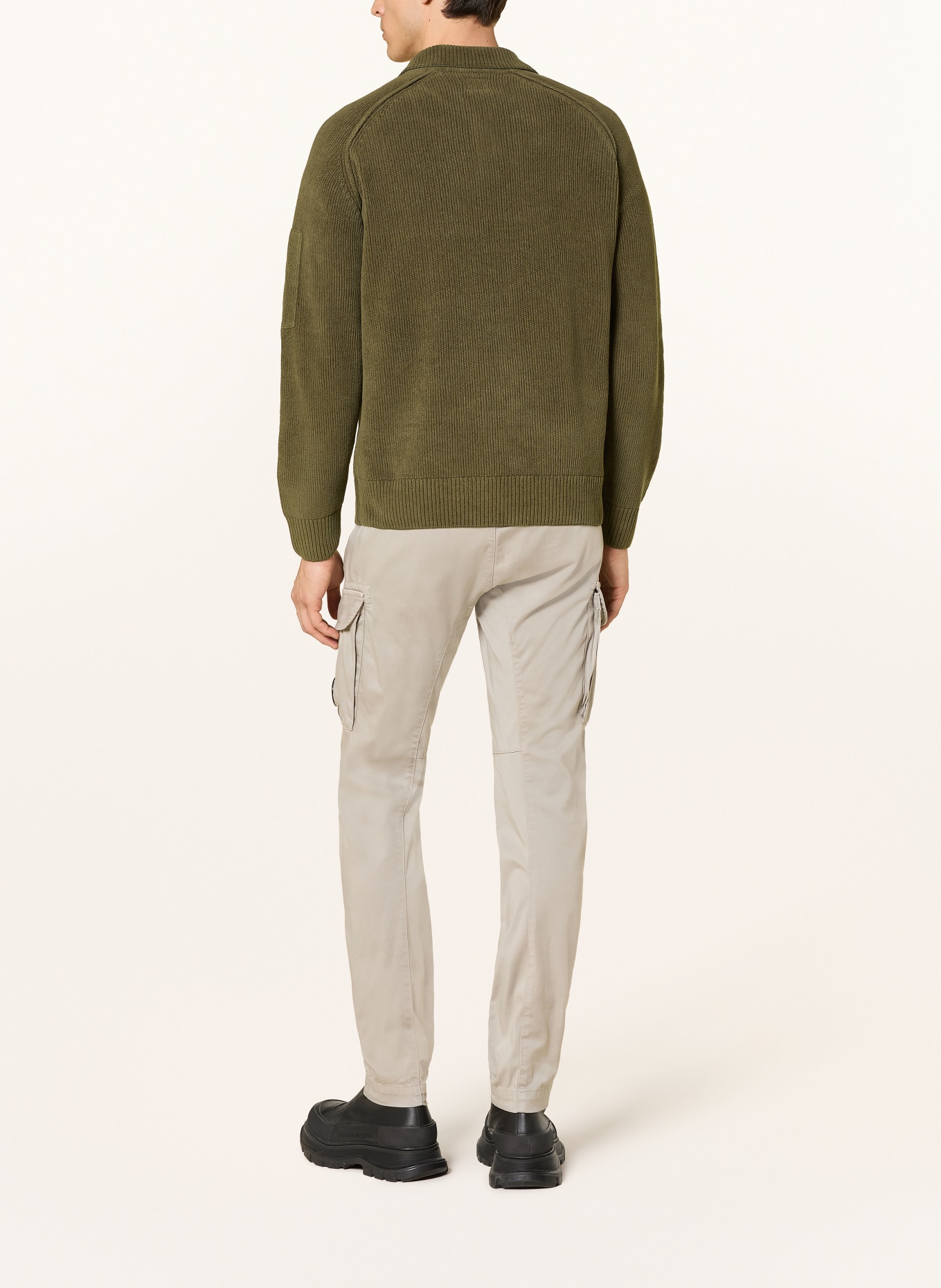 C.P. COMPANY Sweater: OLIVE