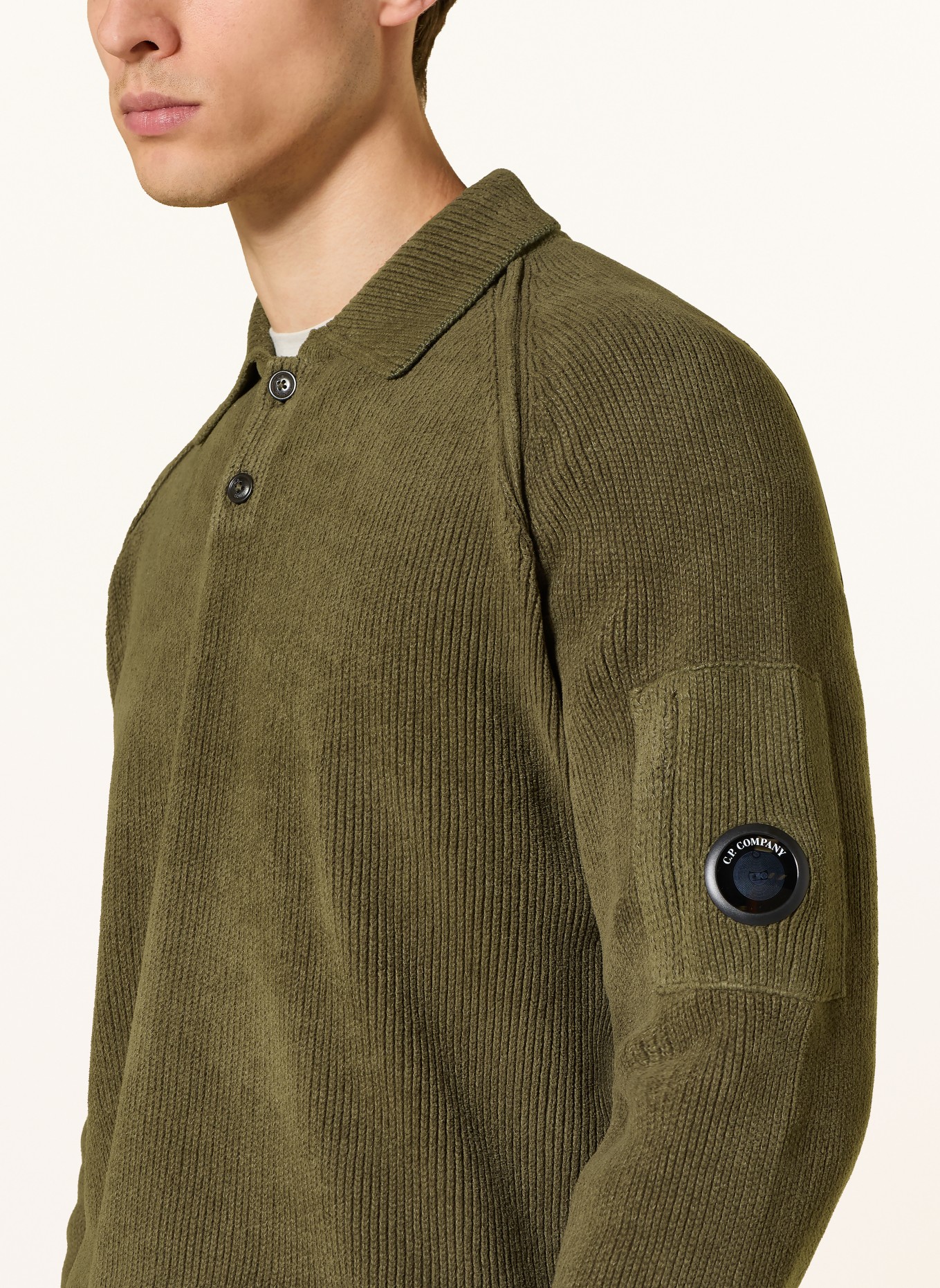 C.P. COMPANY Sweater: OLIVE