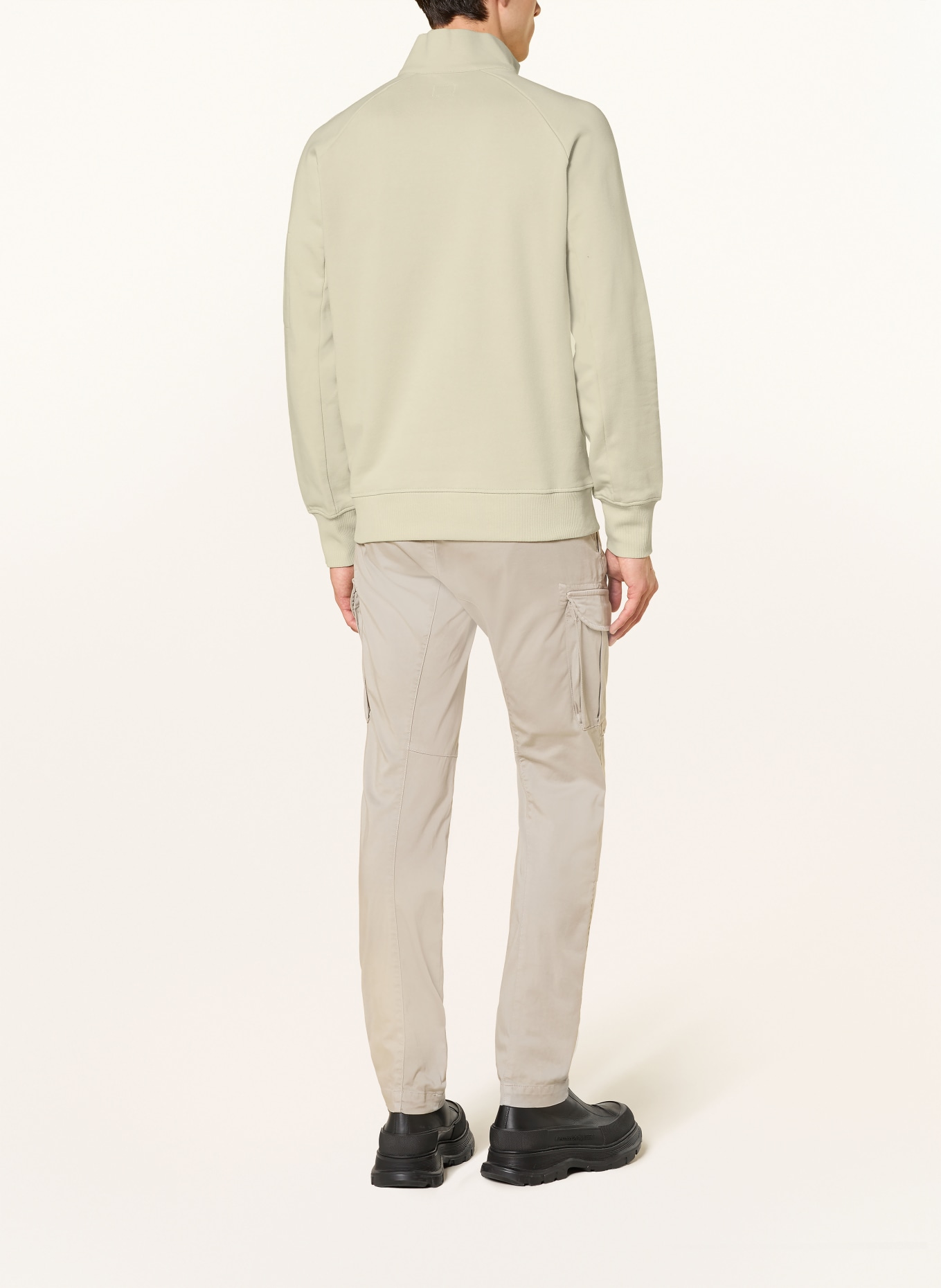 C.P. COMPANY Half-zip sweatshirt: BEIGE