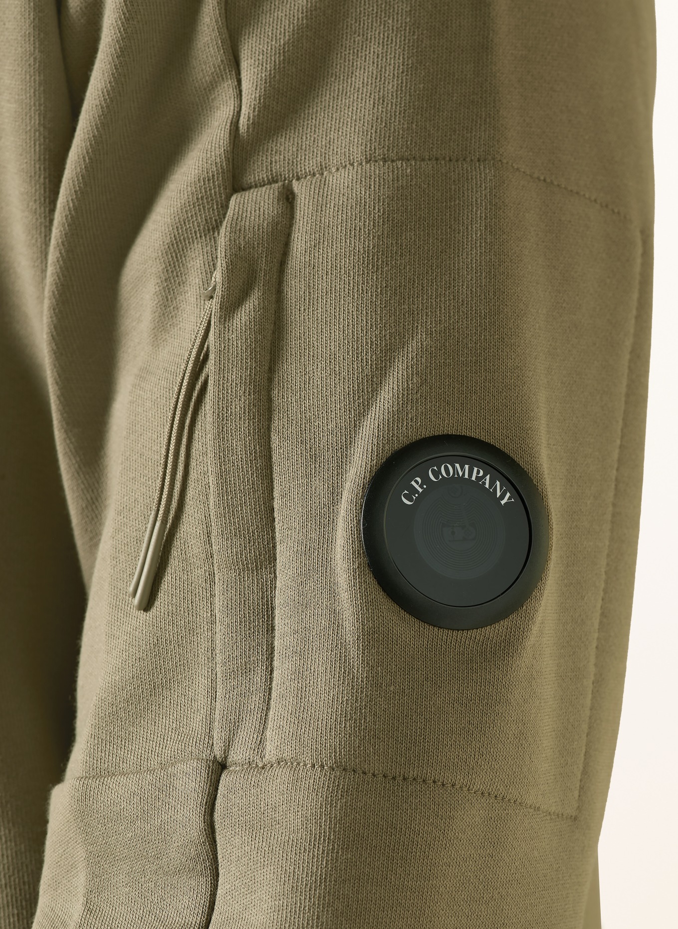 C.P. COMPANY Half-zip sweatshirt: KHAKI