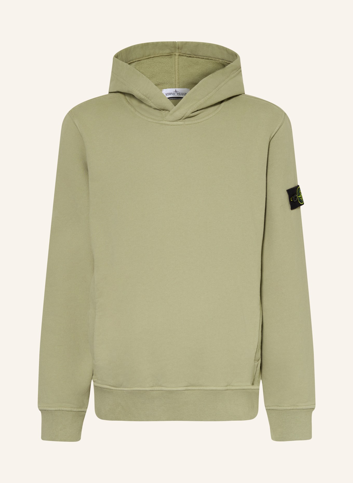 STONE ISLAND JUNIOR Bluza z kapturem: OLIWKOWY