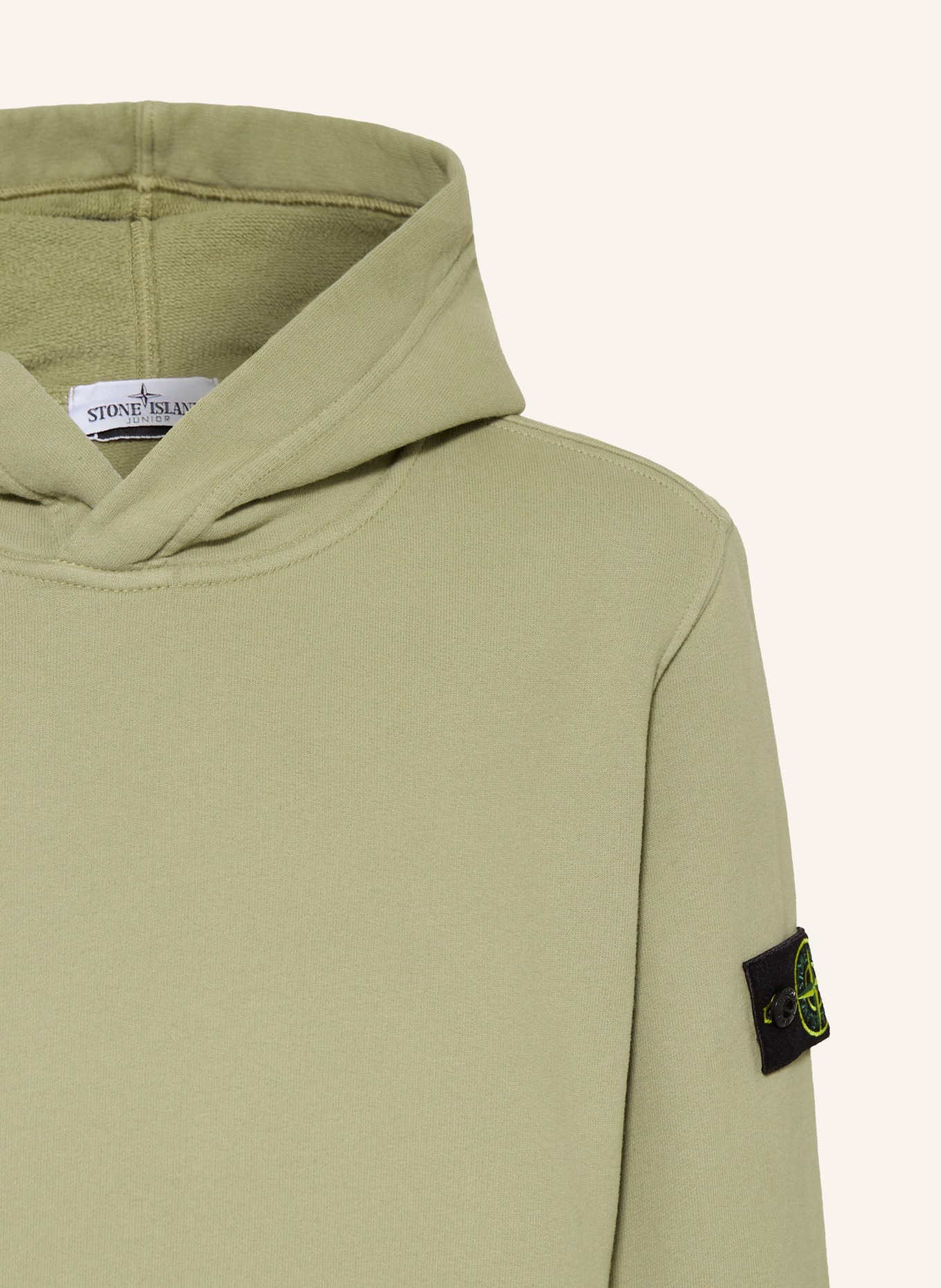 STONE ISLAND JUNIOR Bluza z kapturem: OLIWKOWY