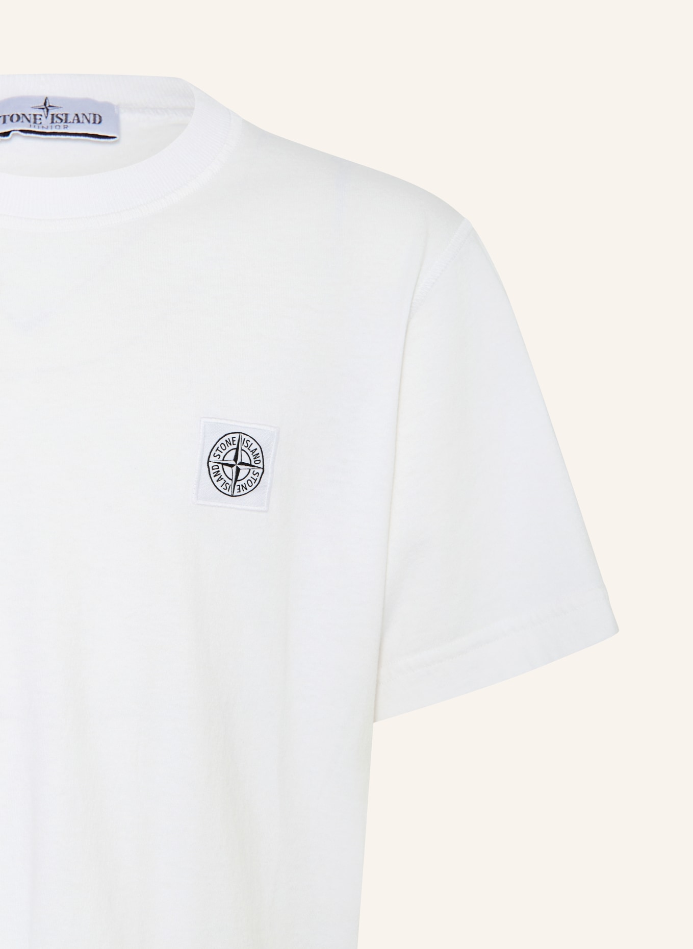 STONE ISLAND JUNIOR T-shirt: BIAŁY