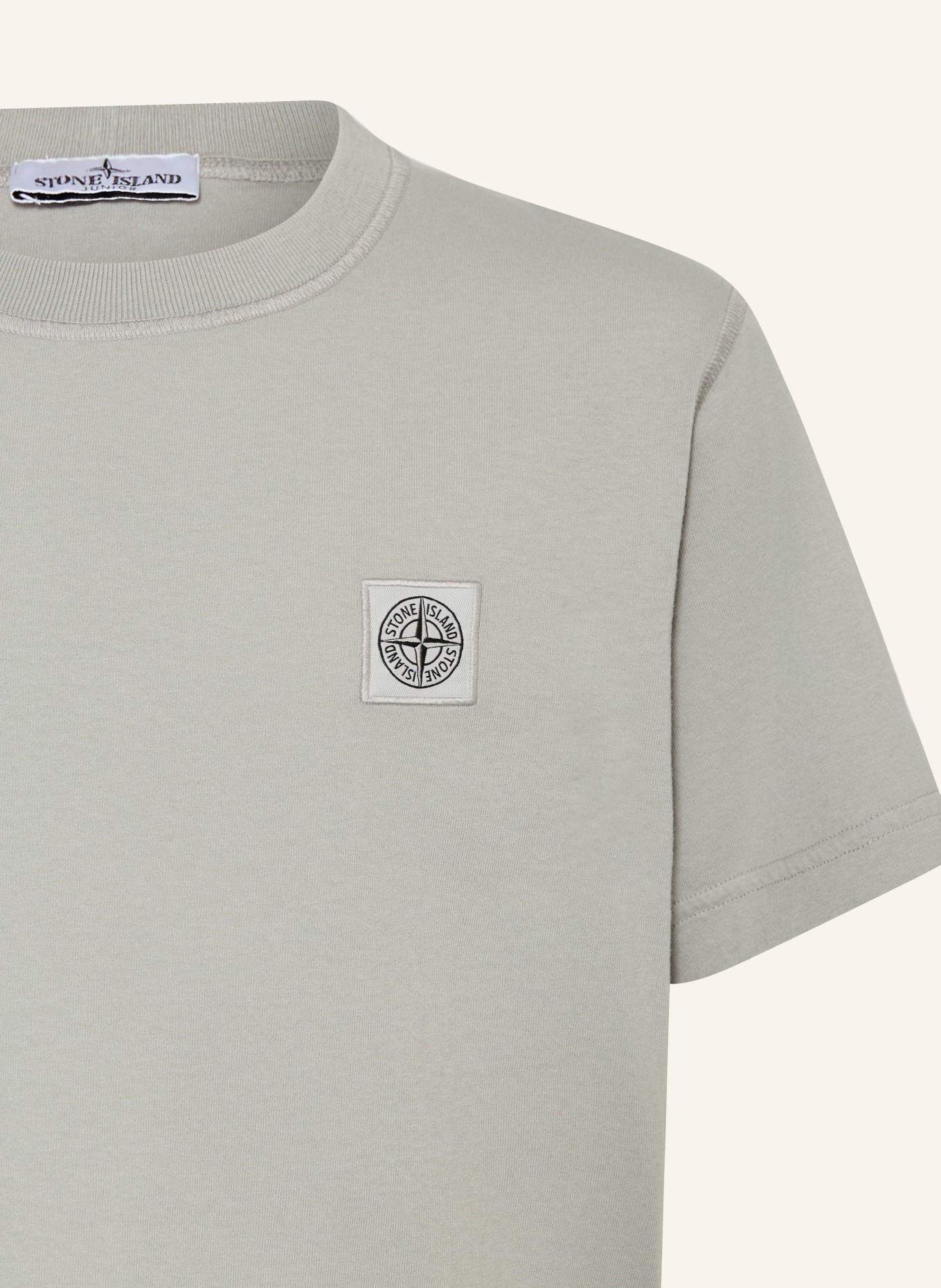 STONE ISLAND JUNIOR T-shirt: SZARY
