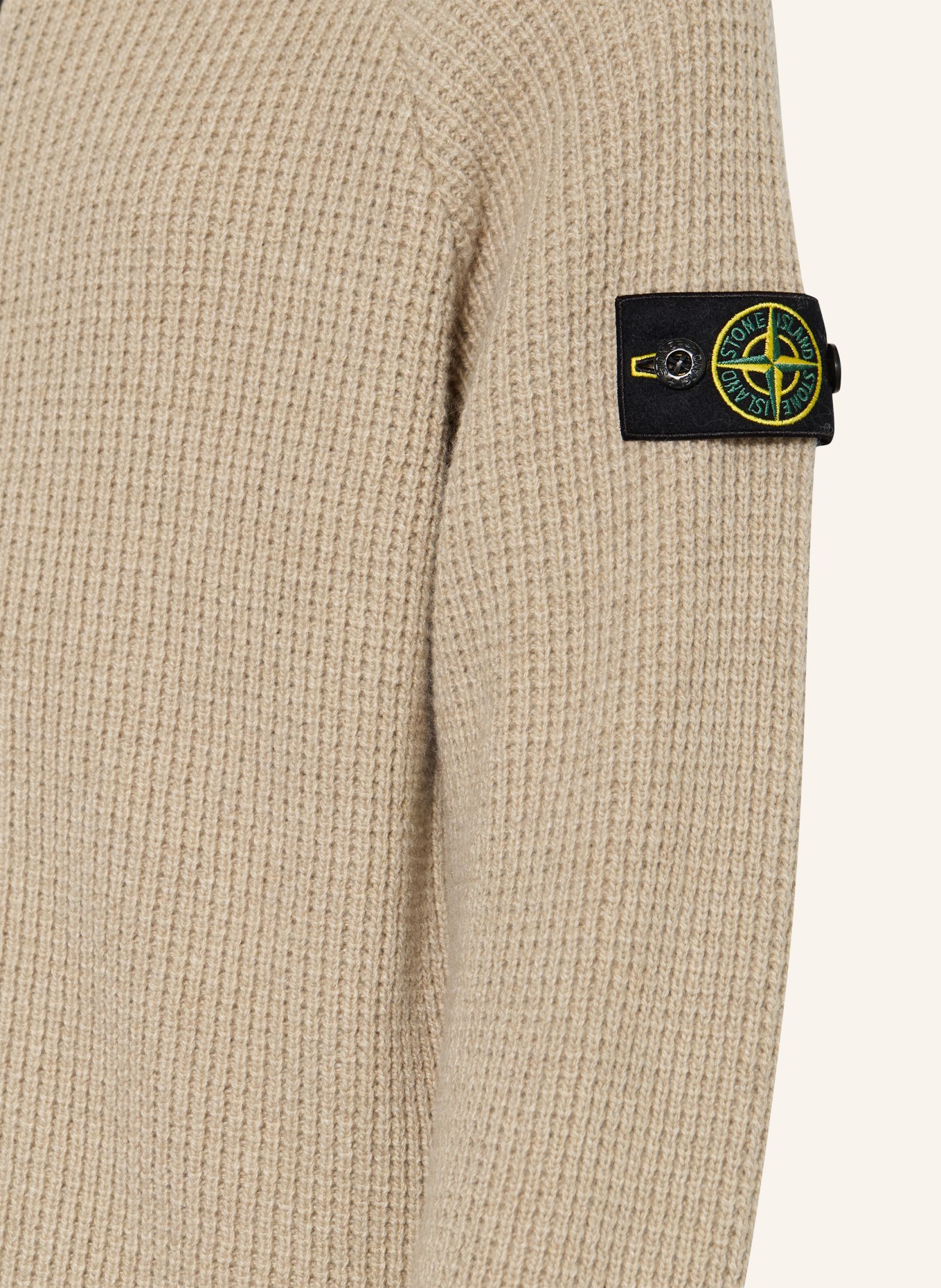 STONE ISLAND JUNIOR Kardigan: BEŻOWY