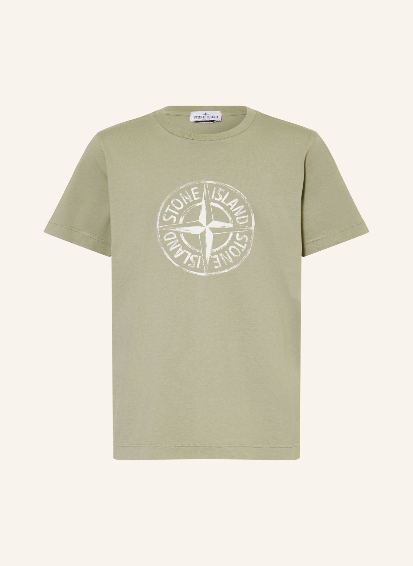 STONE ISLAND JUNIOR T-Shirt: KHAKI