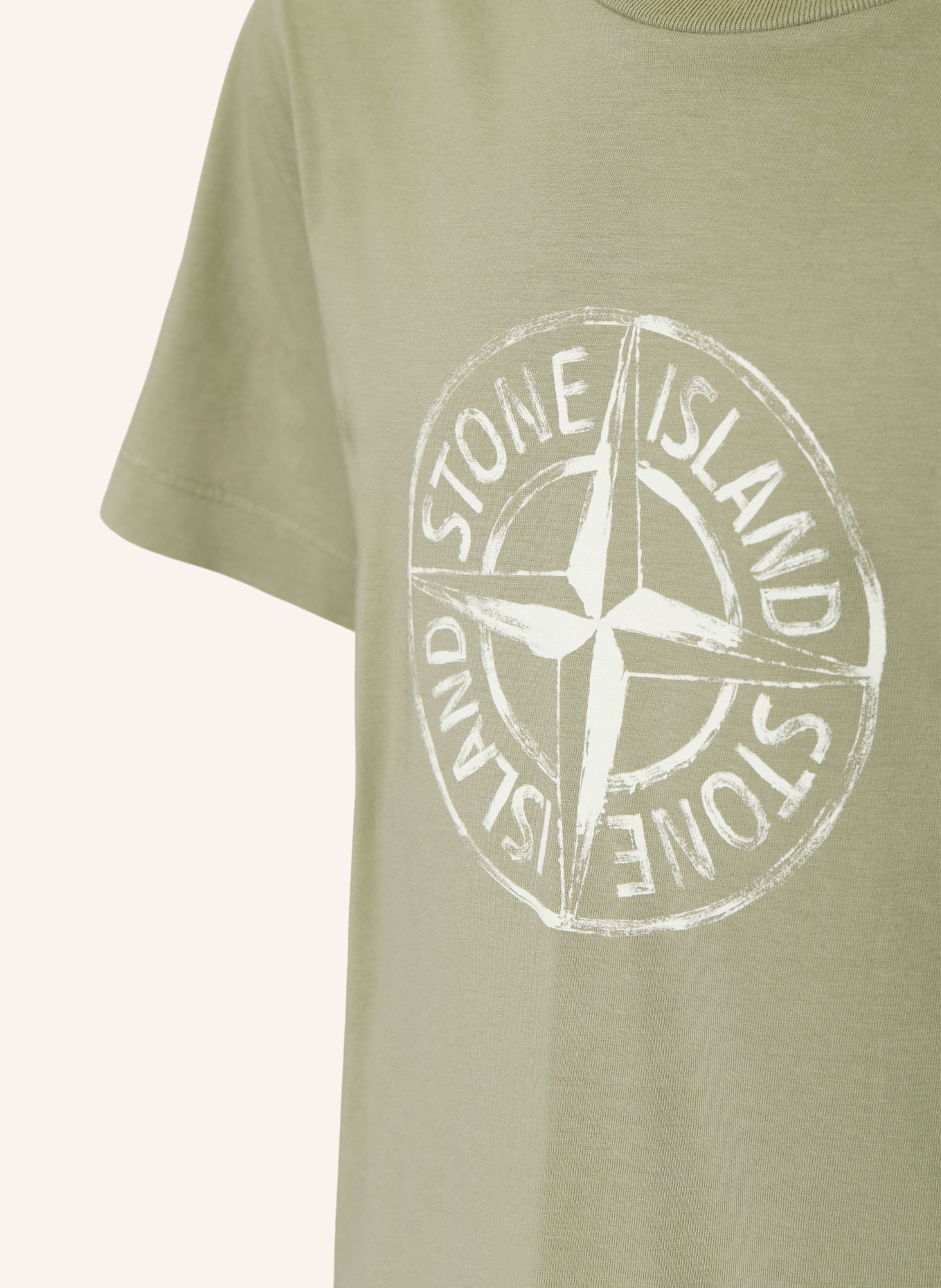 STONE ISLAND JUNIOR T-Shirt: KHAKI